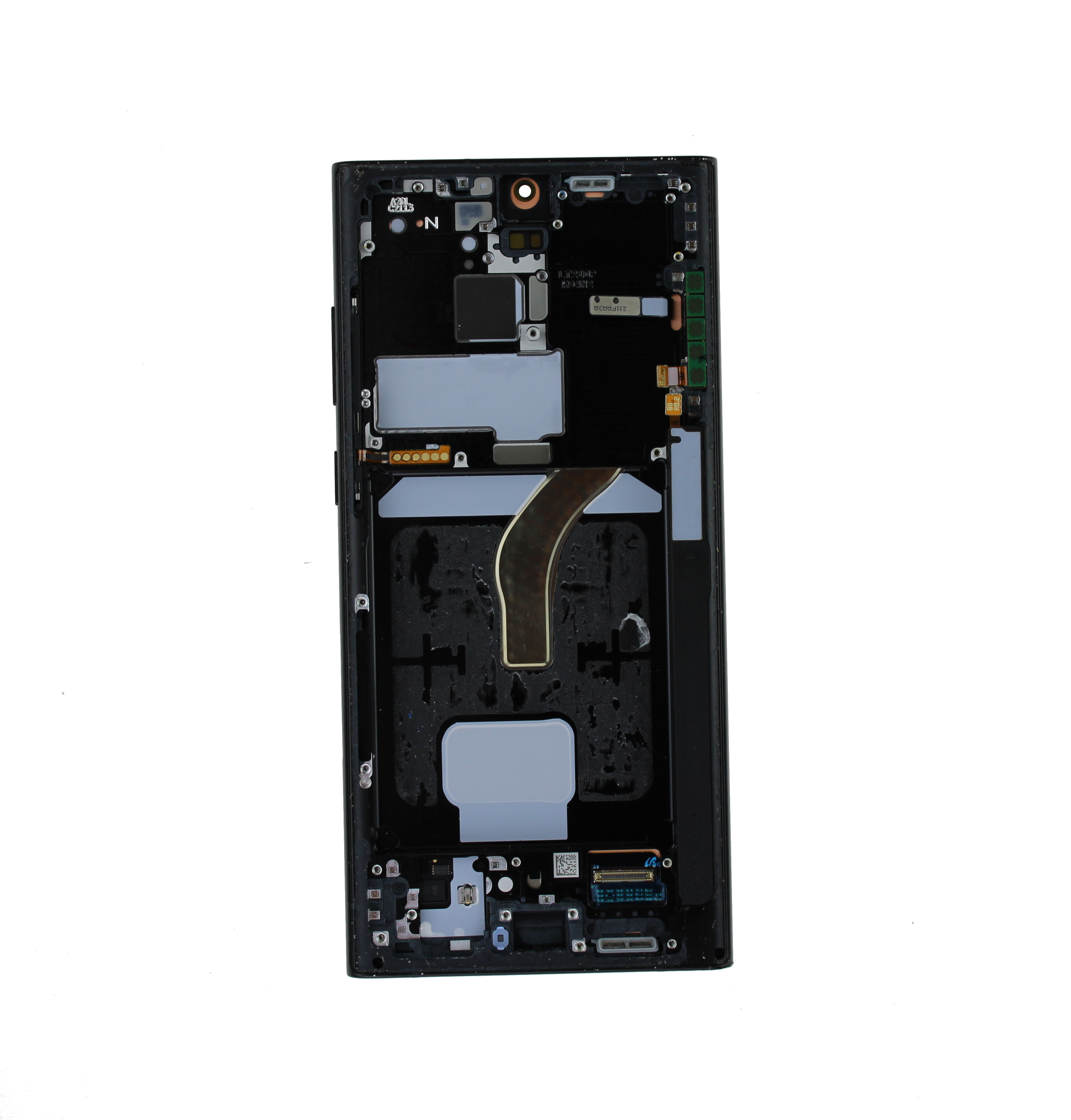 Originál LCD + Dotyková vrstva Samsung Galaxy S22 Ultra SM-S908B černý - demontovaný díl