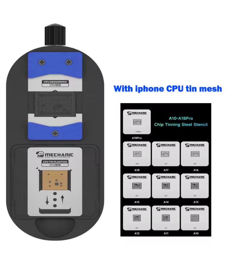 MECHANIC MagTin X magnetická platforma 2v1 pro odstraňování lepidla a tónování CPU
