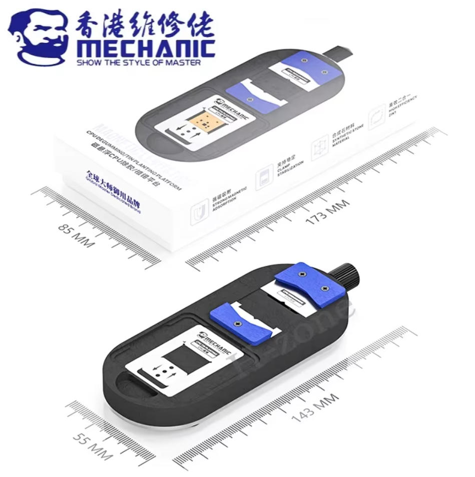 MECHANIC MagTin X magnetická platforma 2v1 pro odstraňování lepidla a tónování CPU