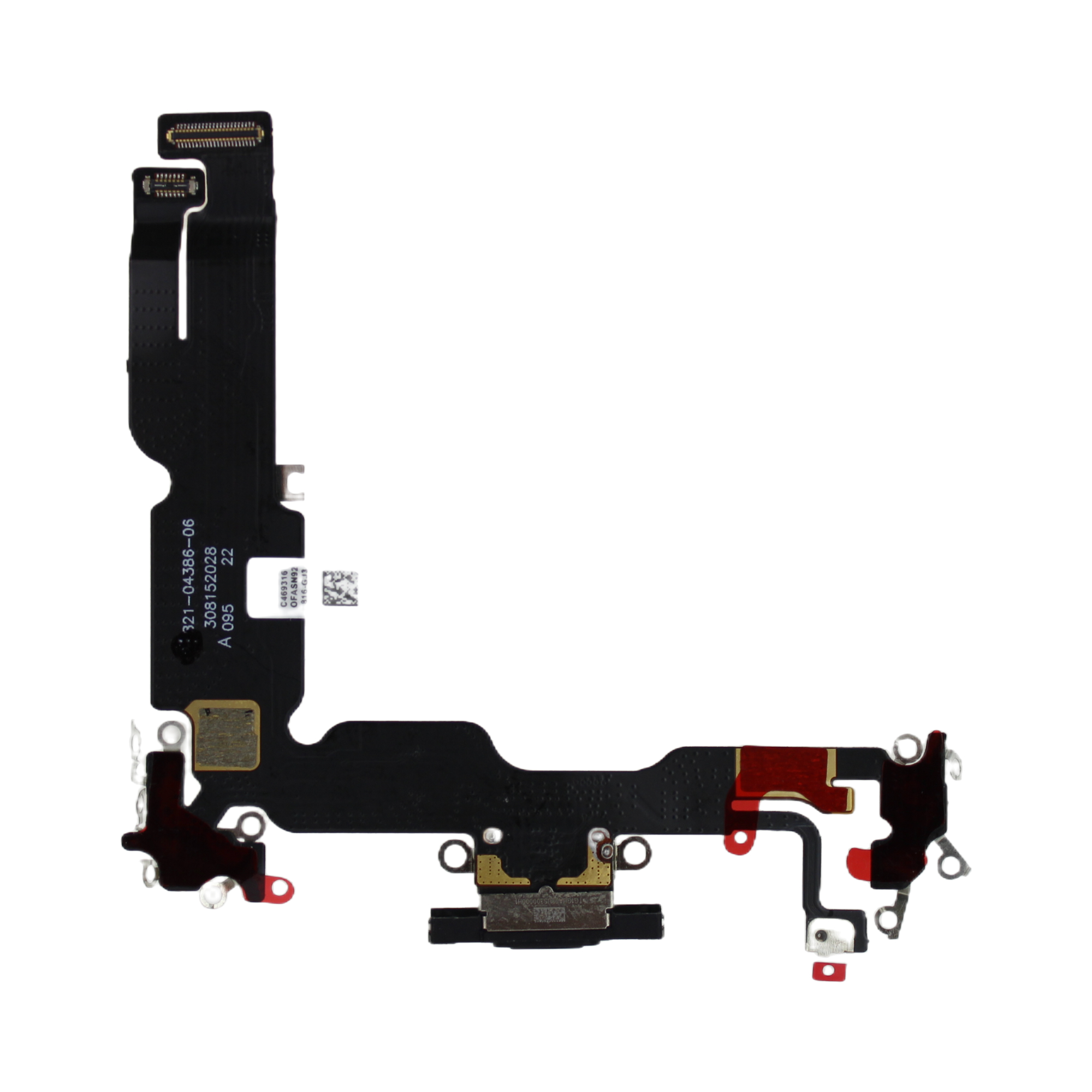 Flex s USB nabíjecím konektorem iPhone 15 Plus černý