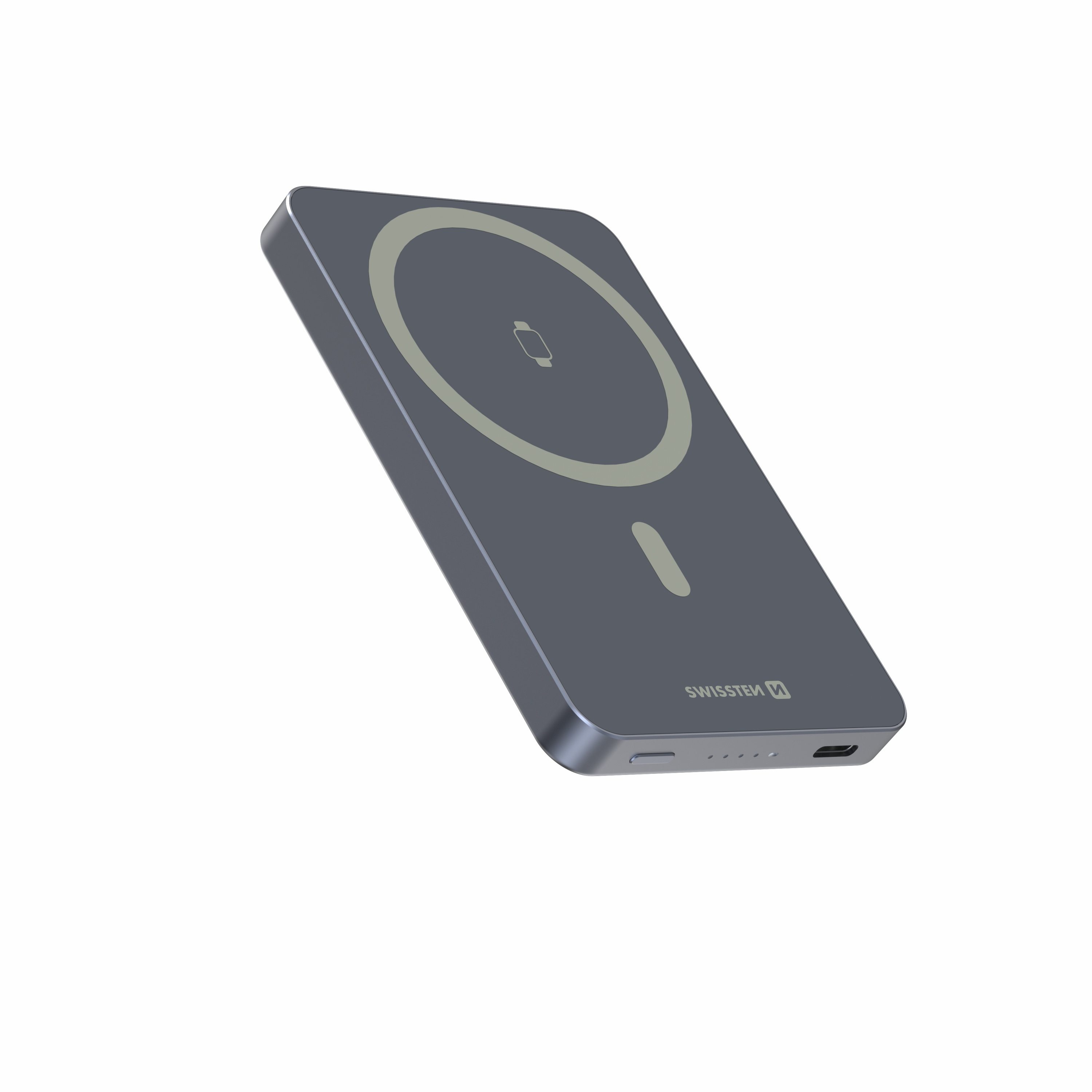 Swissten powerbanka iPhone Magsafe 5000 mAh s bezdrátovým nabíjením s výkonem až 20W