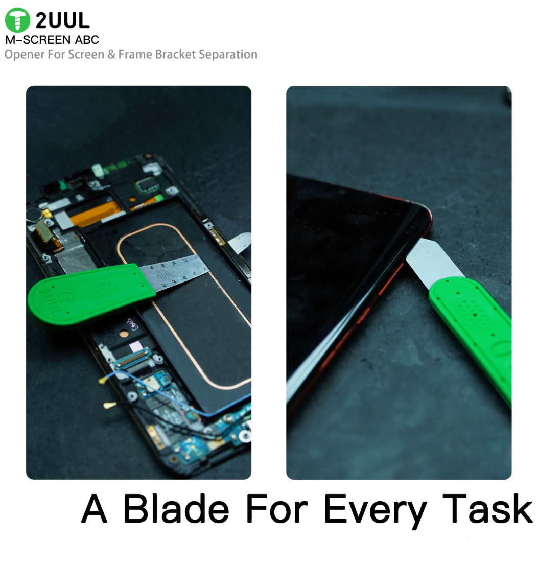 2UUL M-Screen ABC DA89 Profesionální sada pro otevírání LCD displejů mobilních telefonů 3 ks