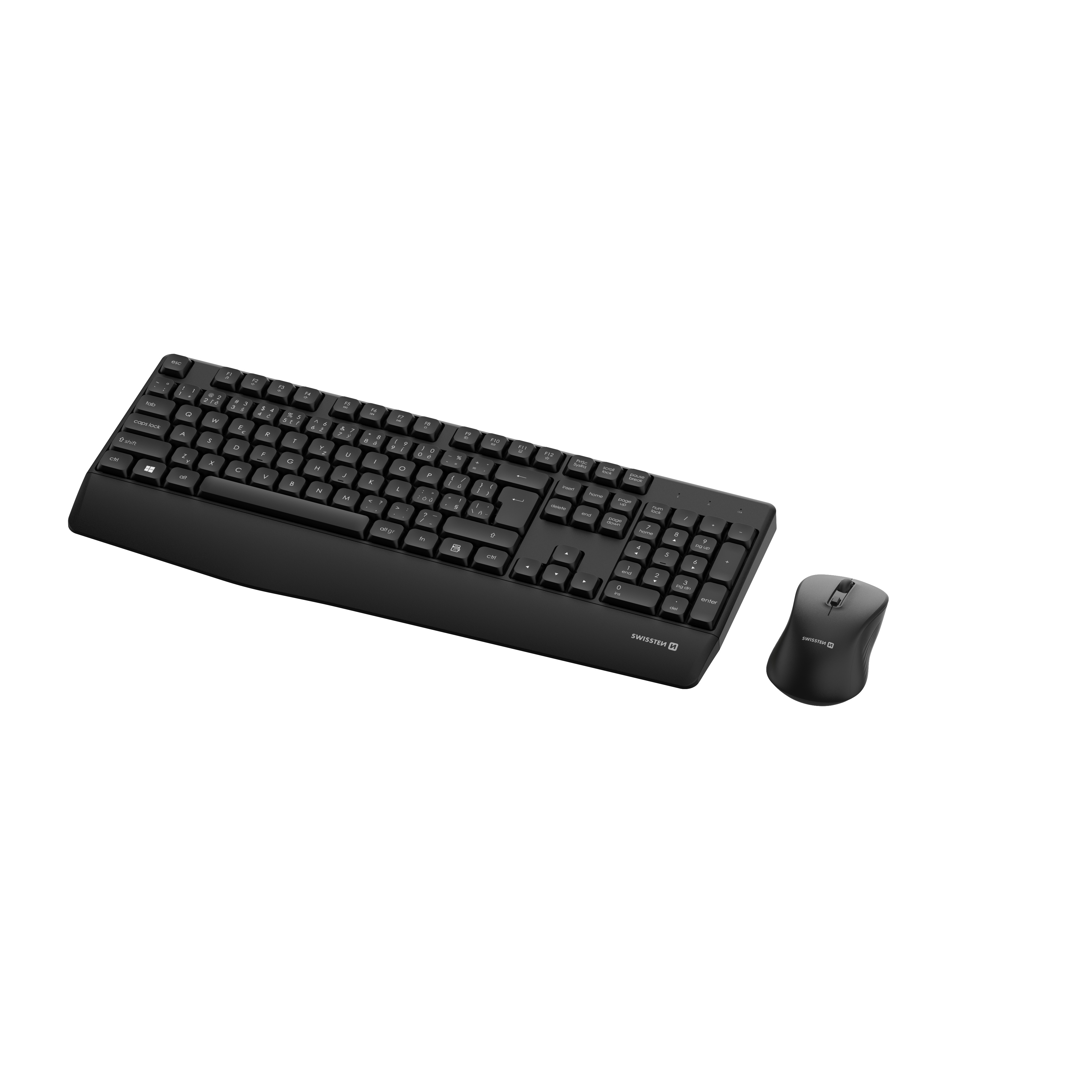 SWISSTEN Wireless Office Set – bezdrátová klávesnice a myš 2.4 GHz