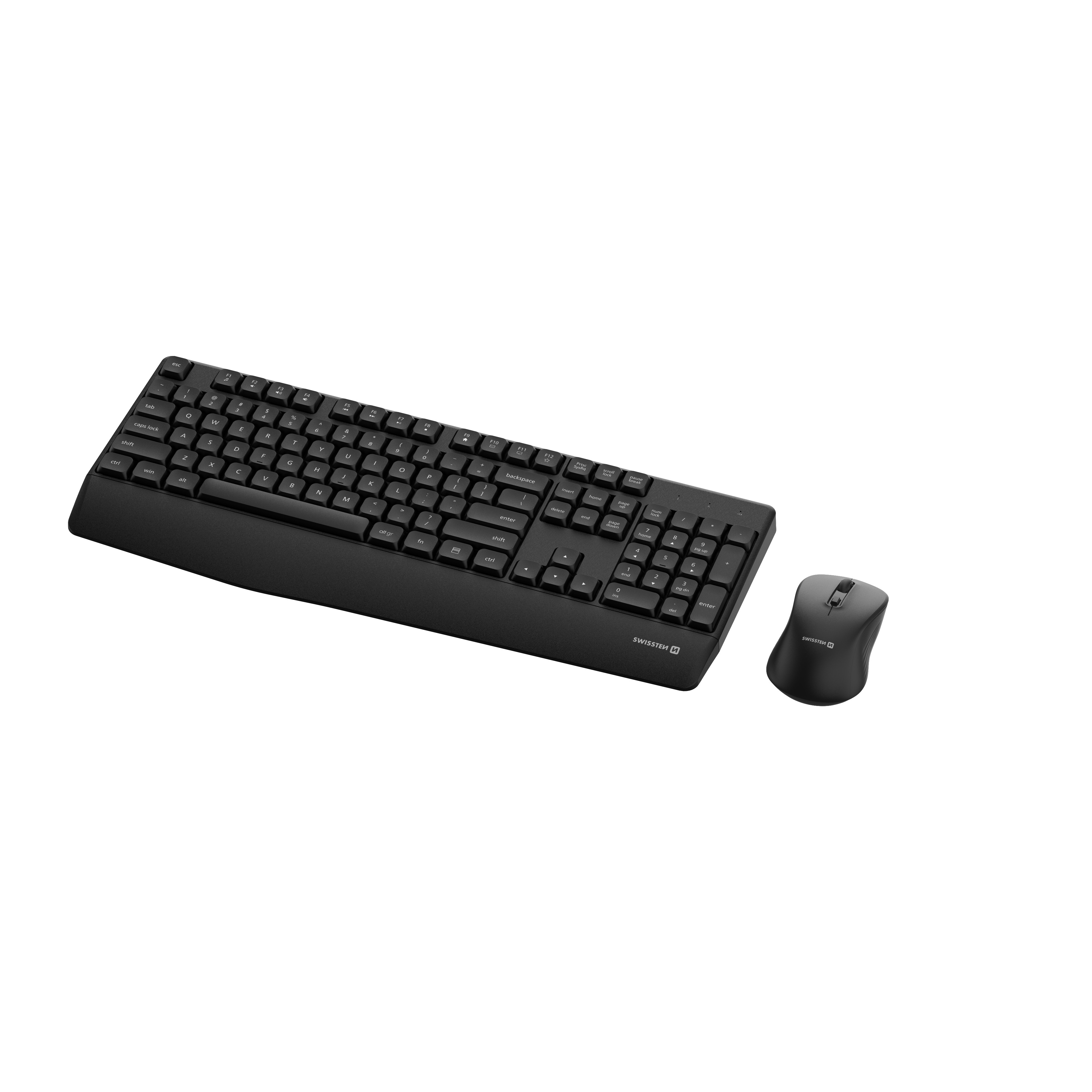 SWISSTEN Wireless Office Set – bezdrátová klávesnice a myš 2.4 GHz
