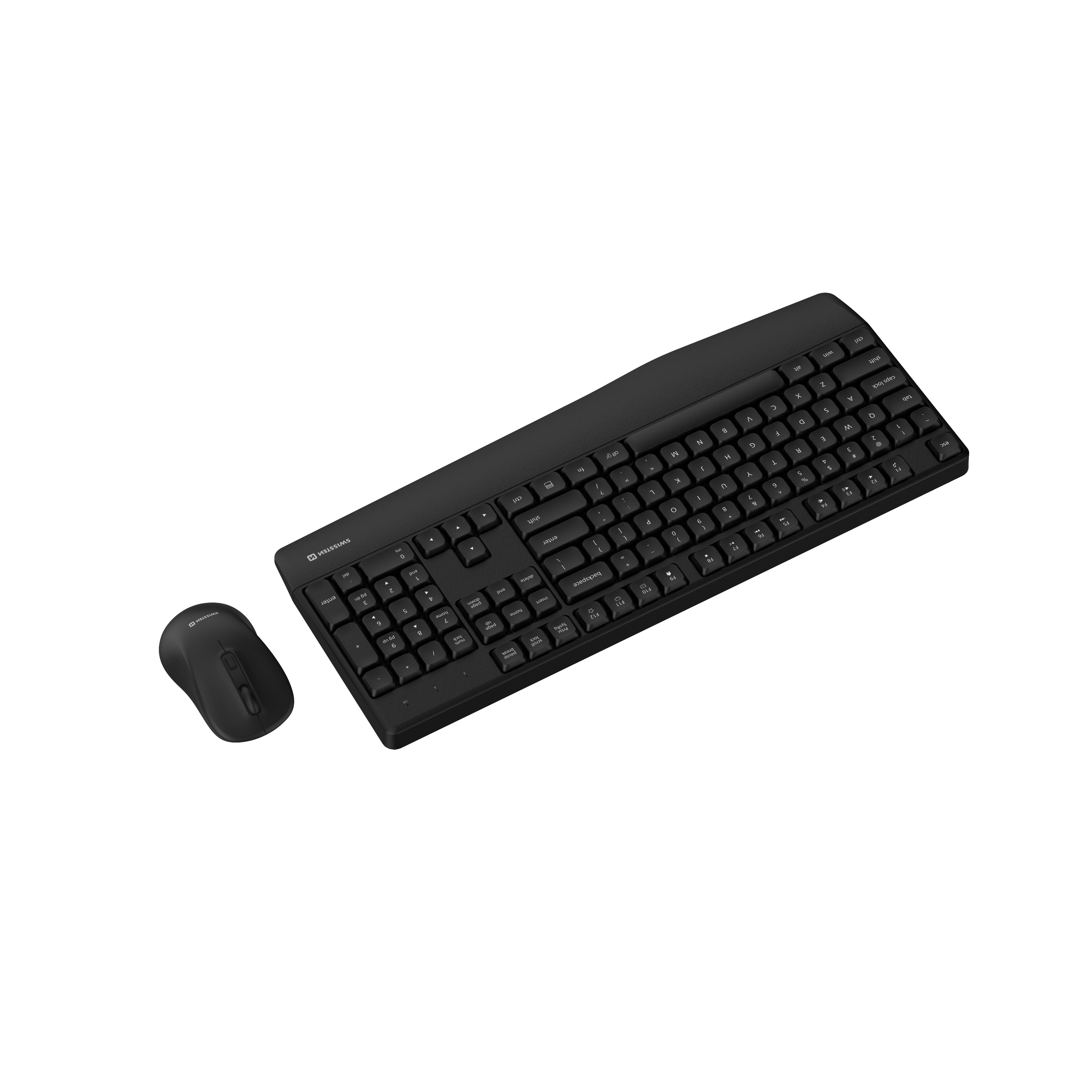 SWISSTEN Wireless Office Set – bezdrátová klávesnice a myš 2.4 GHz
