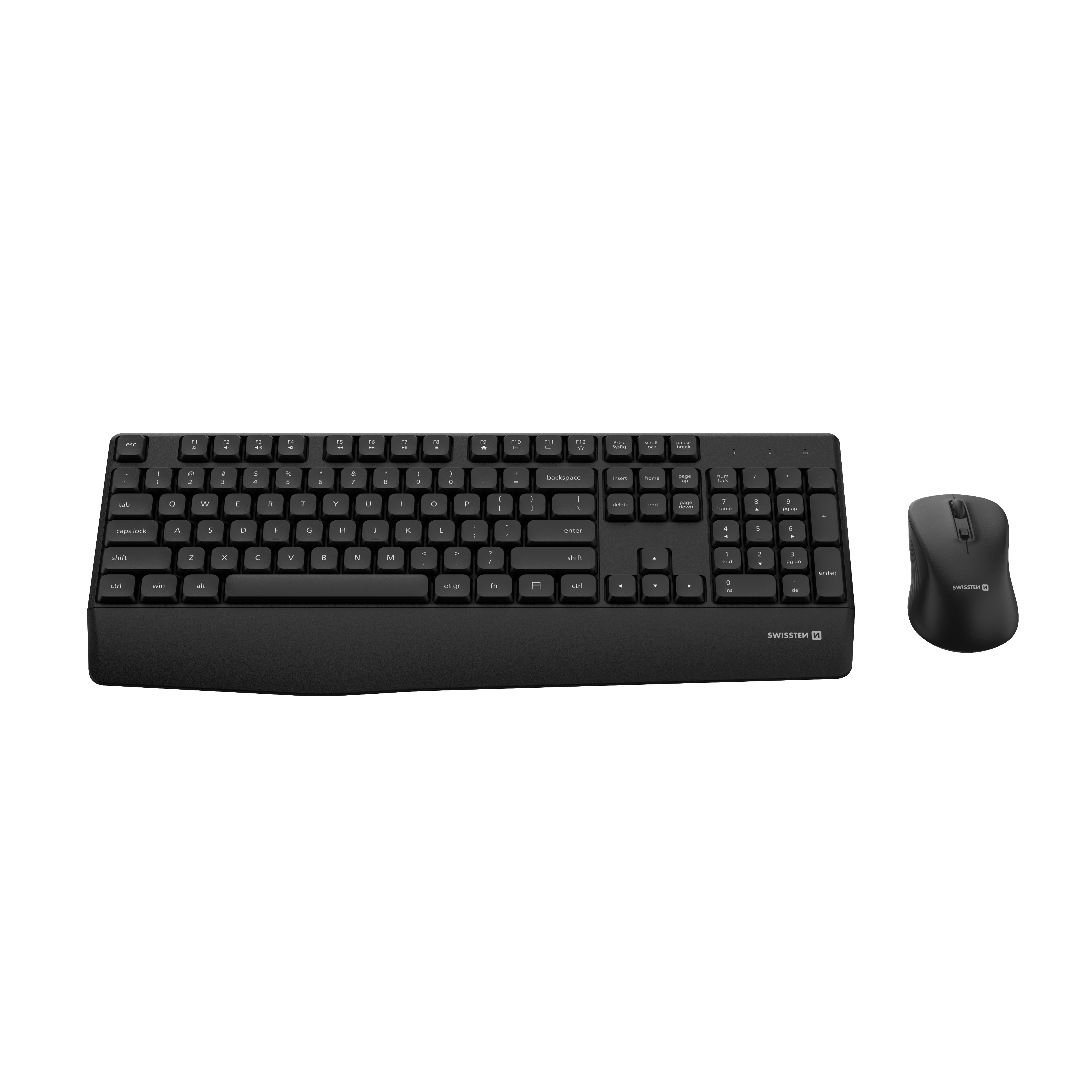 SWISSTEN Wireless Office Set – bezdrátová klávesnice a myš 2.4 GHz
