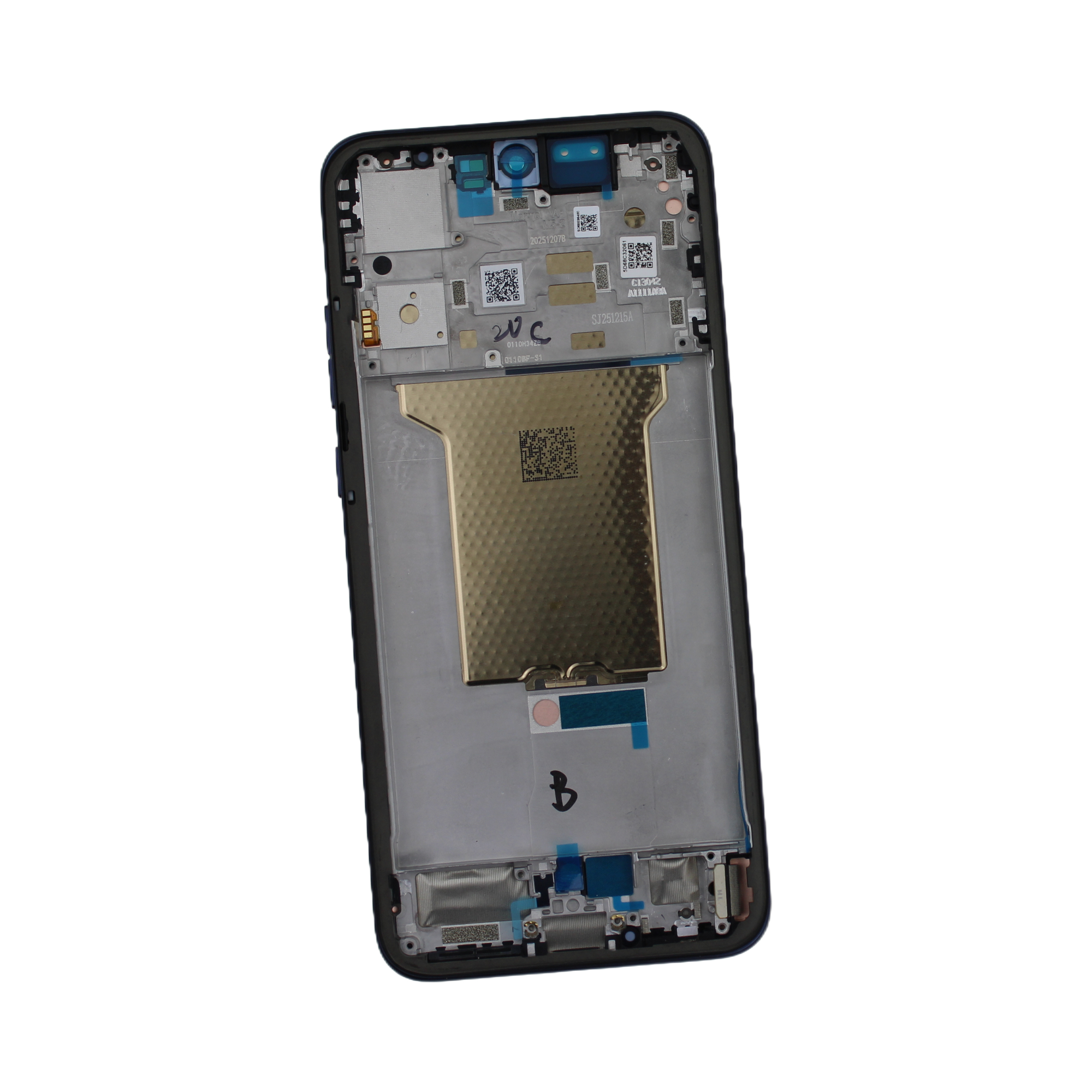 Originál LCD + Dotyková vrstva Motorola Moto Edge 70 Fusion tm. modrá