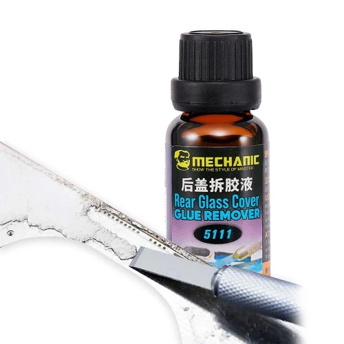 Mechanic 5111 – kapalina pro odstranění lepidla zadního skla (Back Glass) 20 ml