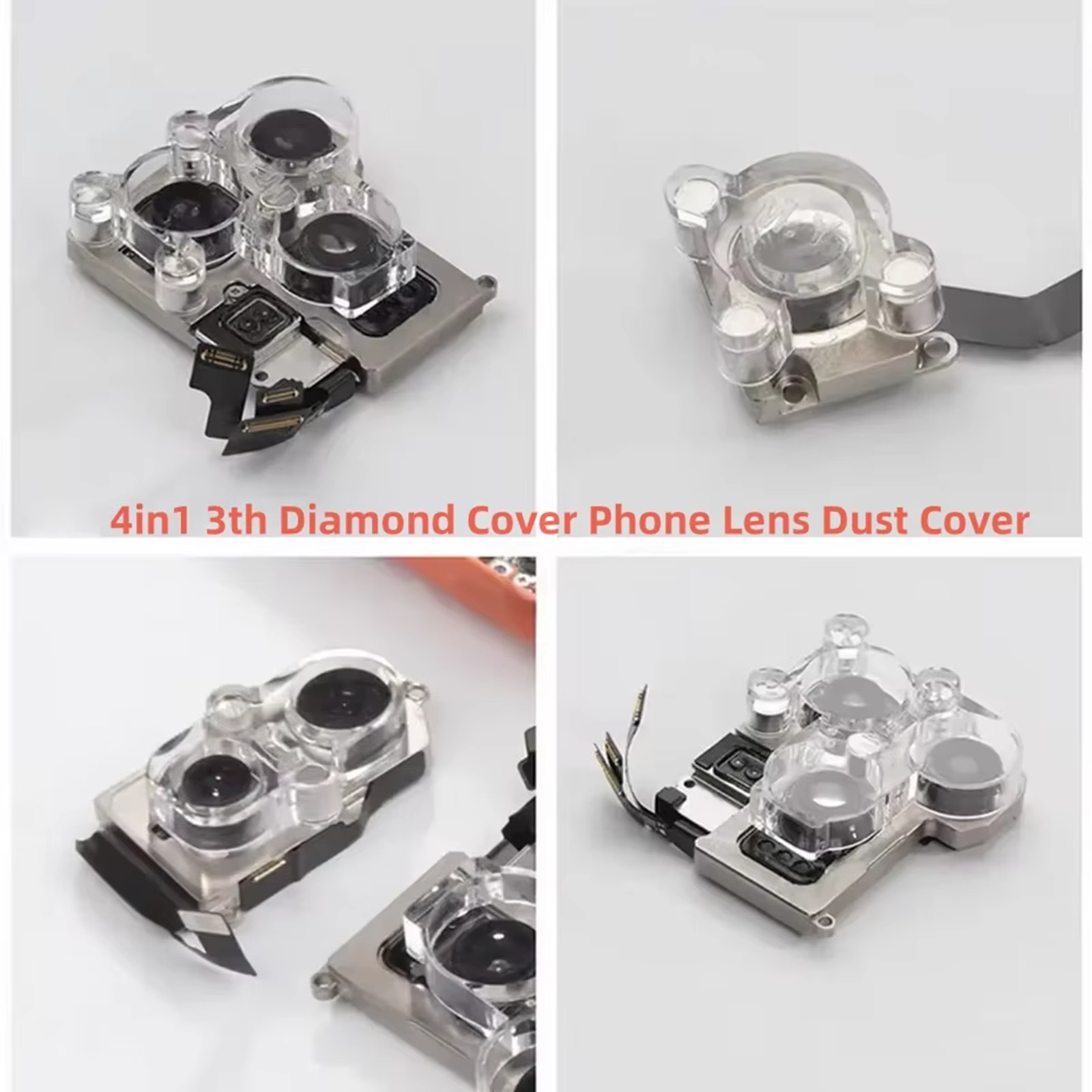 Diamantová protiprachová krytka čočky fotoaparátu iPhone