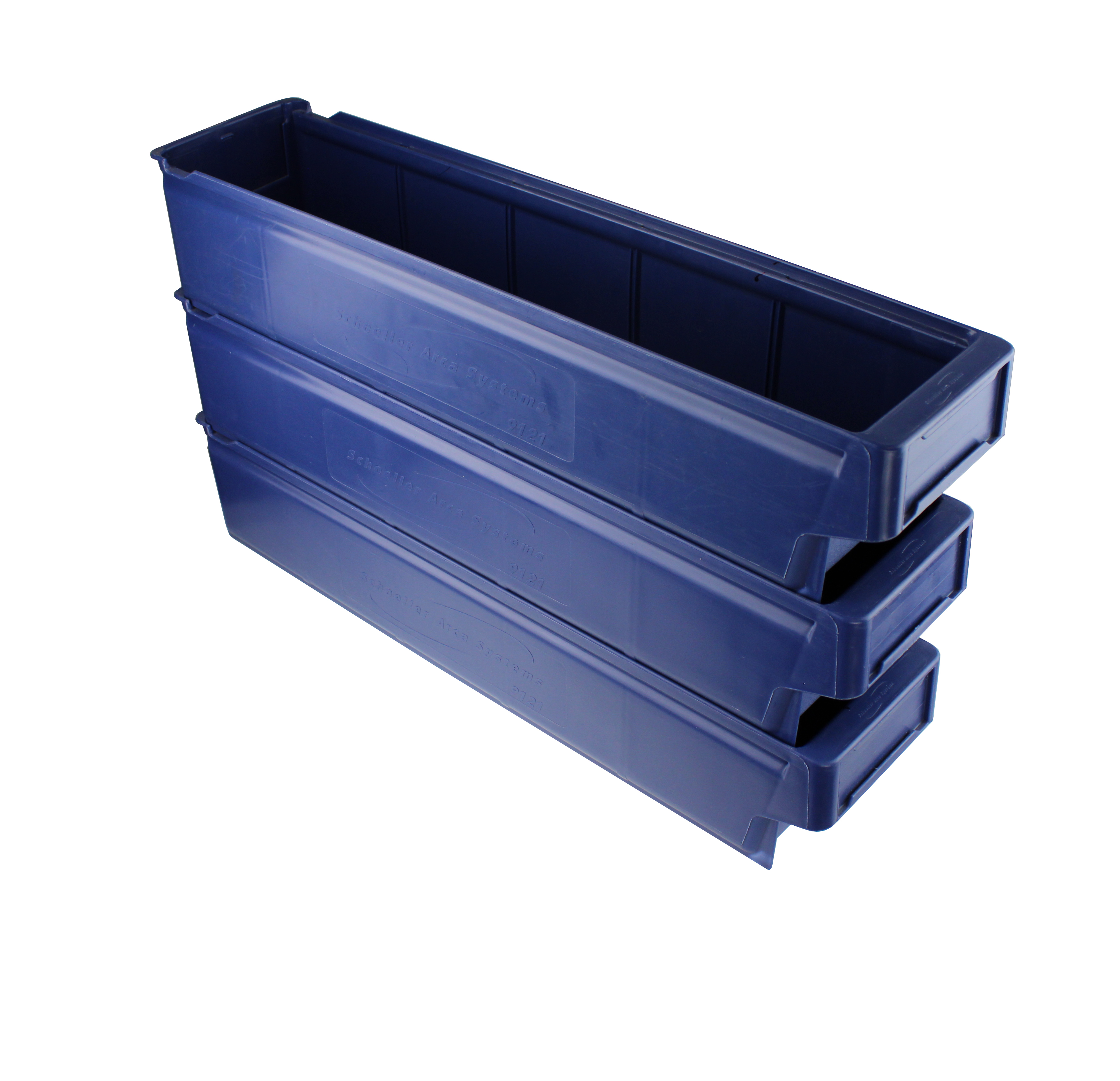 Plastový regálový box/ zásobník - úložný box, přepravka 9121 500 x 115 x 100 mm Schoeller Arca Systems