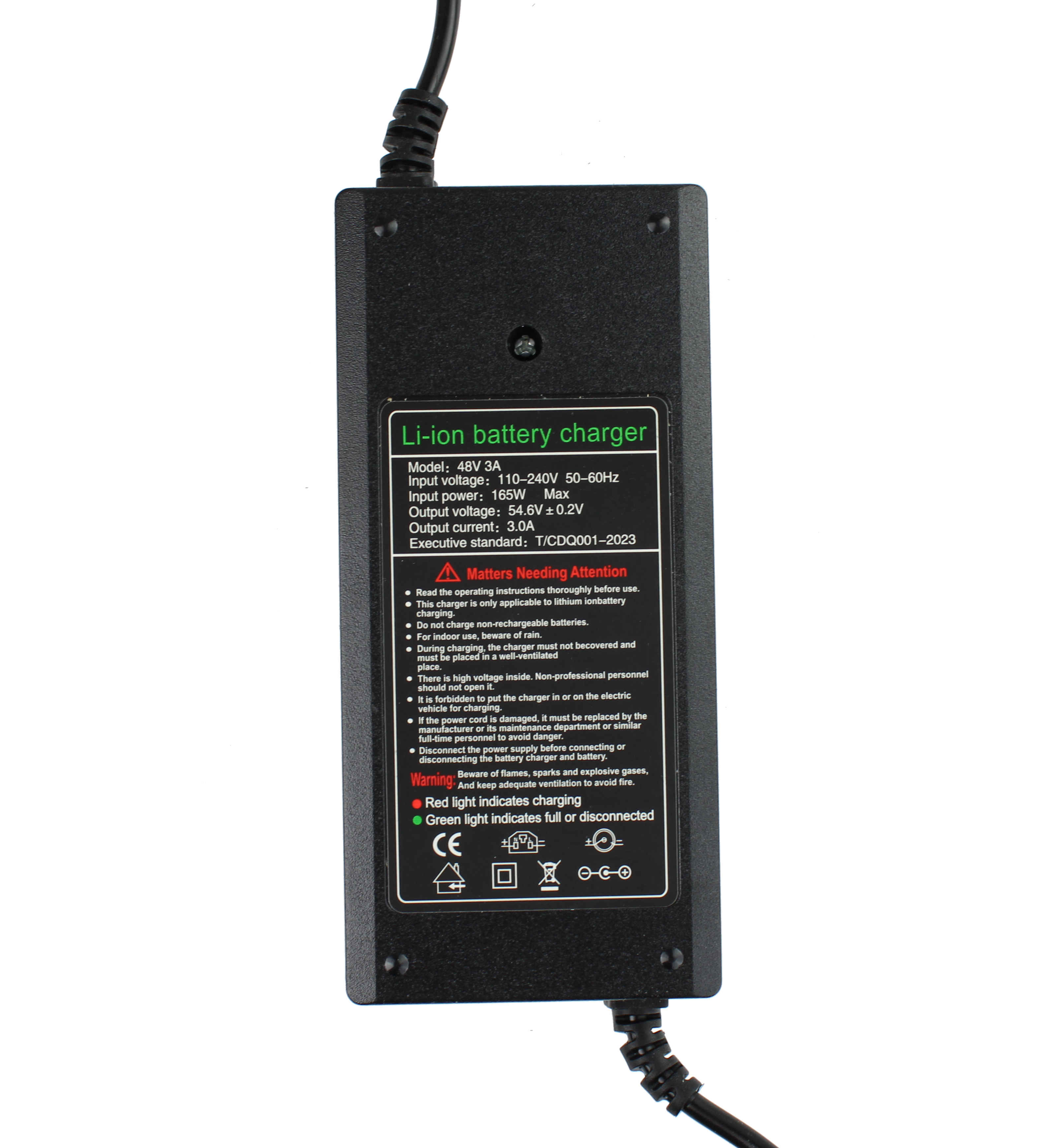 Univerzální nabíječka pro elektrické koloběžky Kugoo G2 Pro - Joyor F7 - Joyor F5-S - Joyor S8-S - napájecí zdroj 54,6V 3A DC 5,5 × 2,1 mm