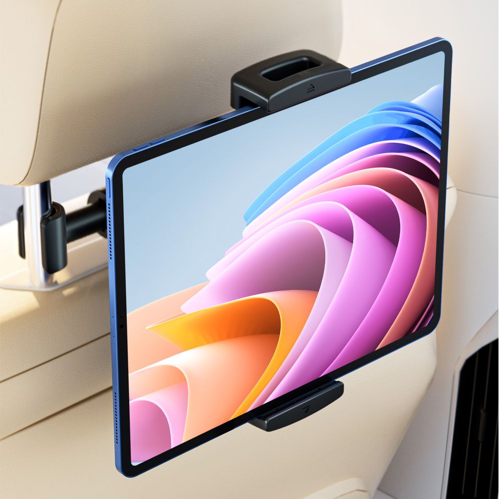 SWISSTEN Držák tabletu do auta S-Grip T2 na opěrku hlavy černý
