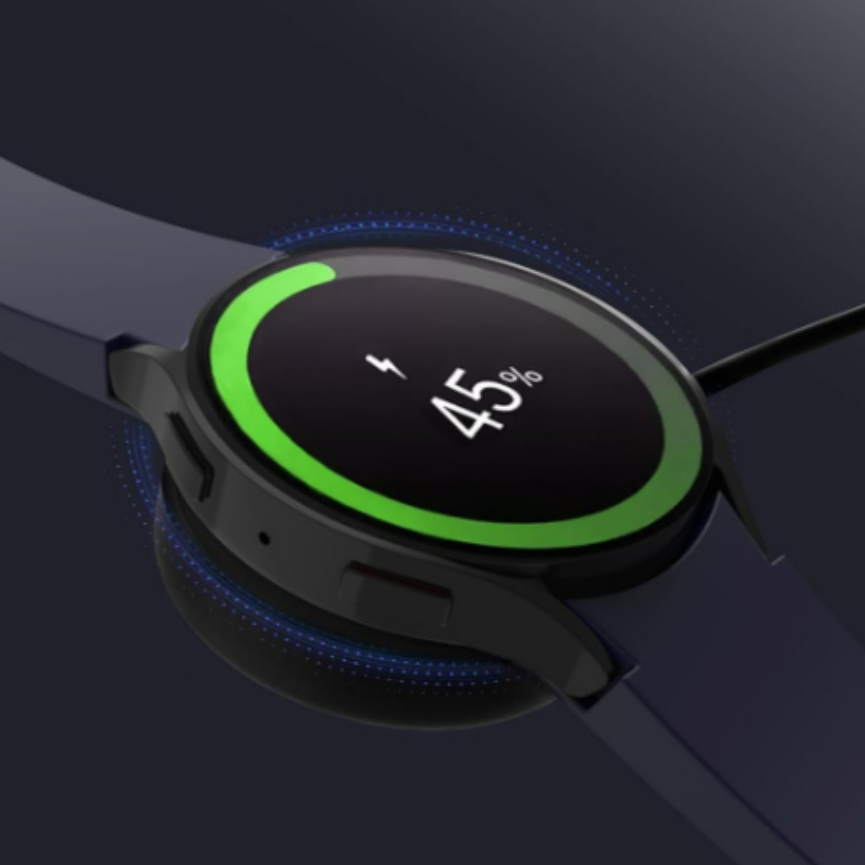 SWISSTEN Magnetický nabíjecí kabel - nabíječka 2v1 pro Samsung Galaxy Watch a USB-C - USB-C (USB-A) 1,2m černá