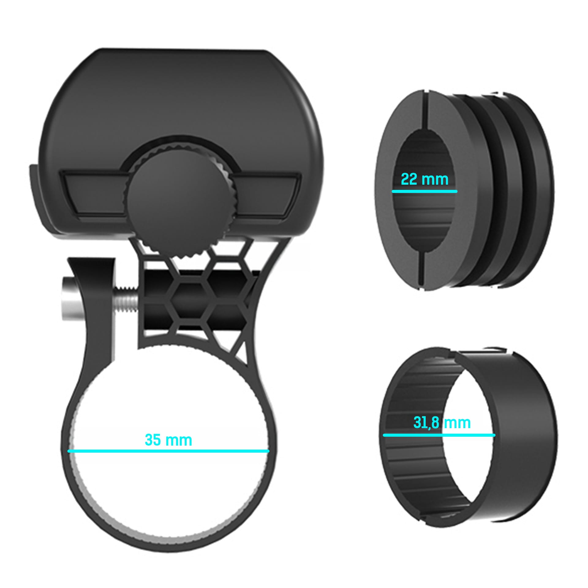 3mk BikeGrip – univerzální držák telefonu na kolo, koloběžku, skútr aj.