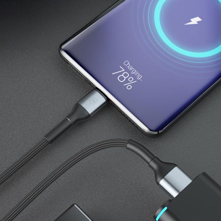 3mk Hyper Cable N-SERIES – USB-A / USB-C kabel 18 W 2 m černý