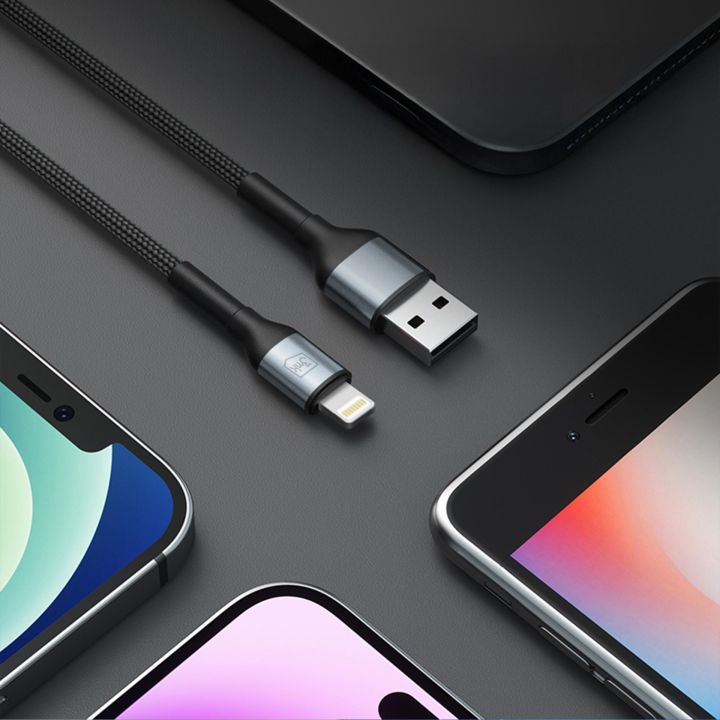 3mk Hyper Cable N-SERIES – USB-A / Lightning kabel 12 W 2 m černý