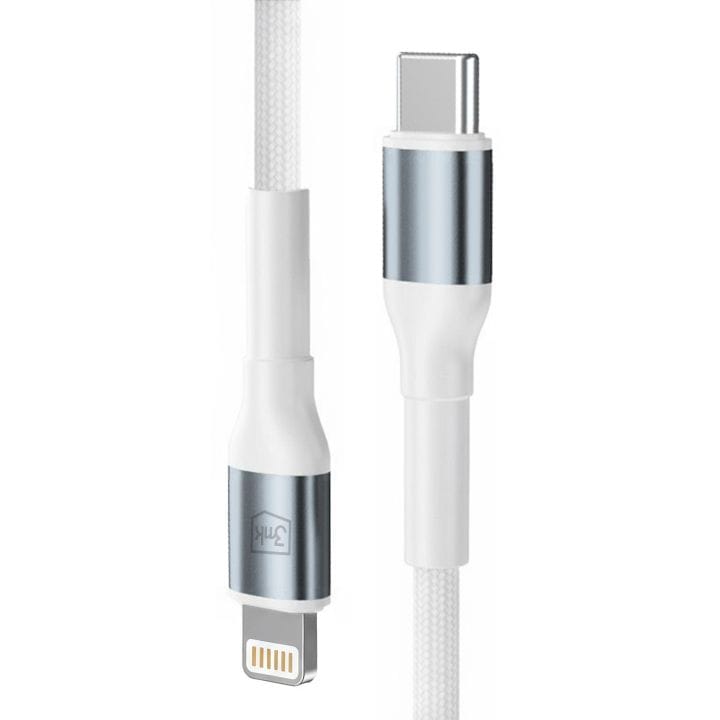 3mk Hyper Cable N-SERIES – USB-C / Lightning kabel 27 W 2 m bílý