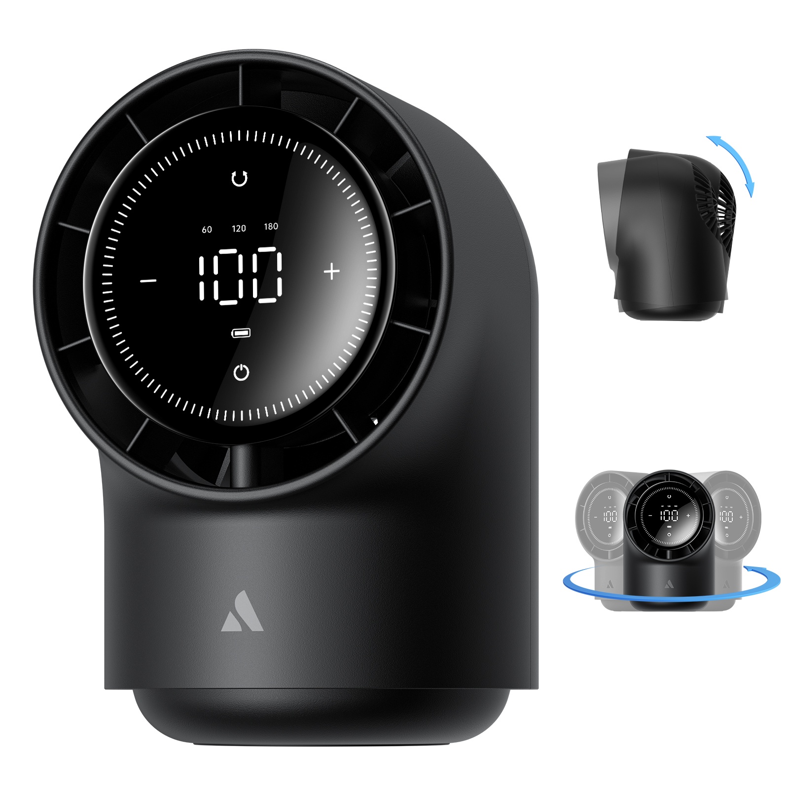 Aecooly stolní USB ventilátor s oscilací Chic 01 TB01 černý