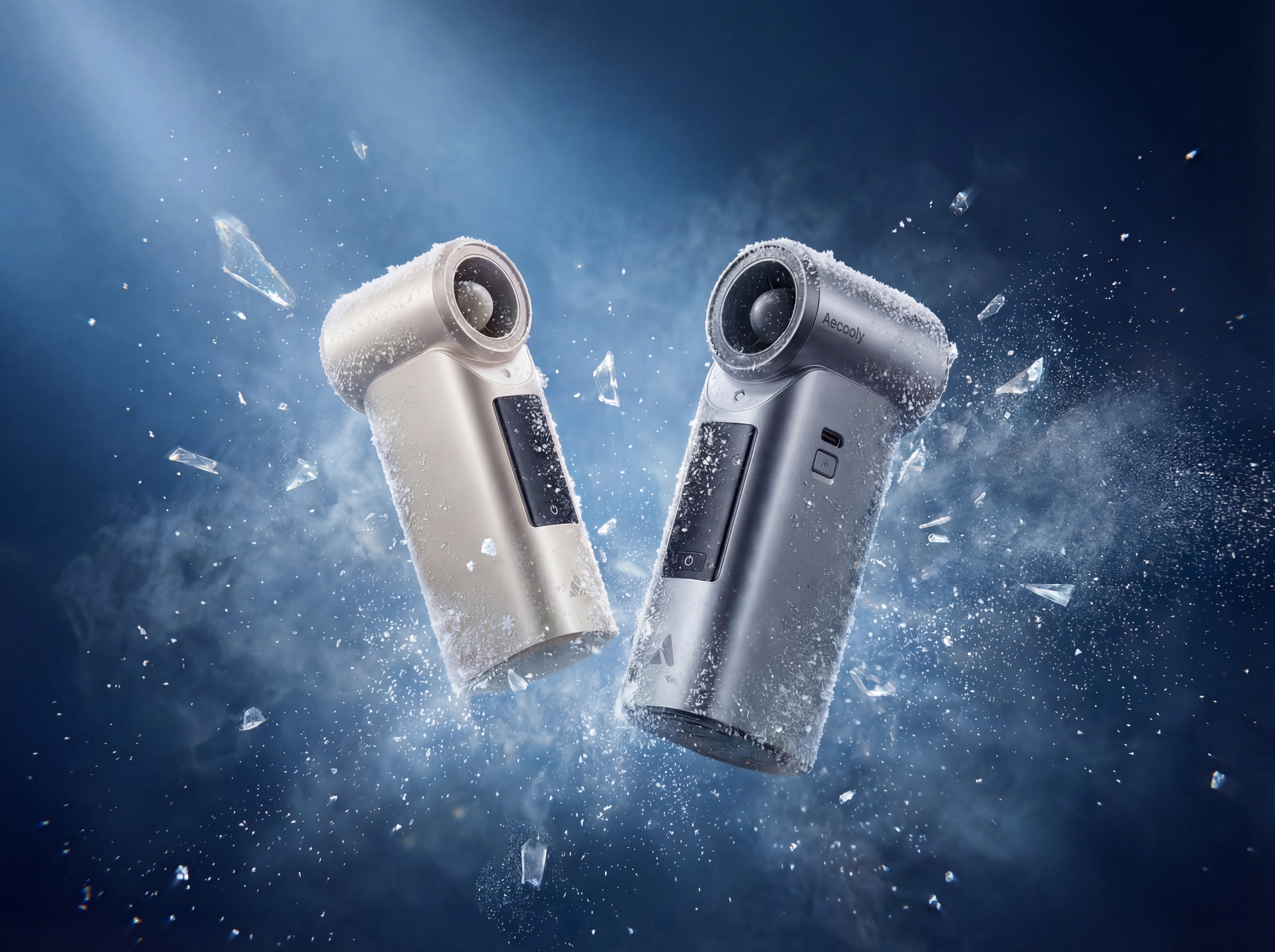 Aecooly rychlý ventilátor s vodní mlhou Cold Air Pro PM01 modrý