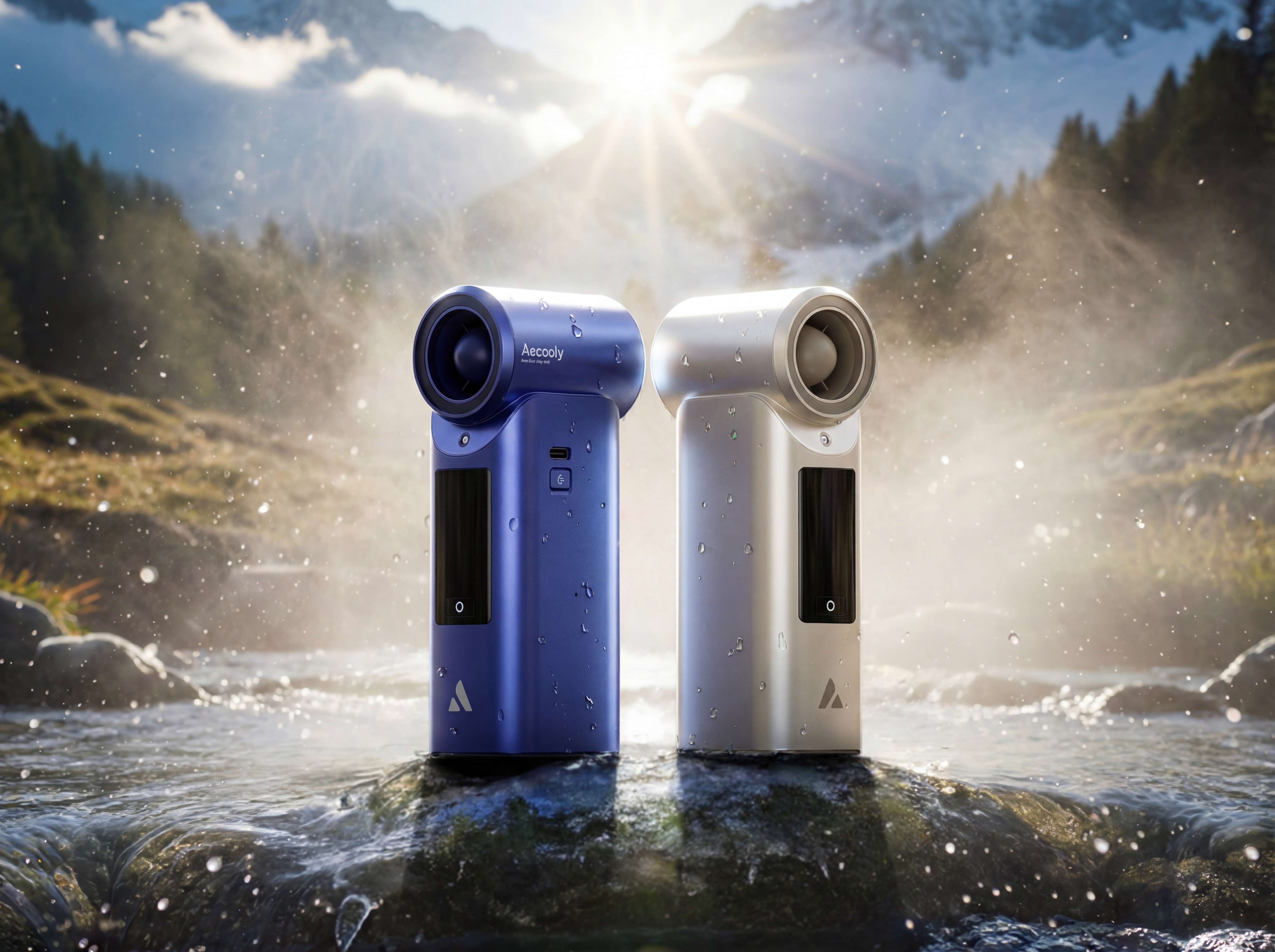 Aecooly rychlý ventilátor s vodní mlhou Cold Air Pro PM01 zlatý