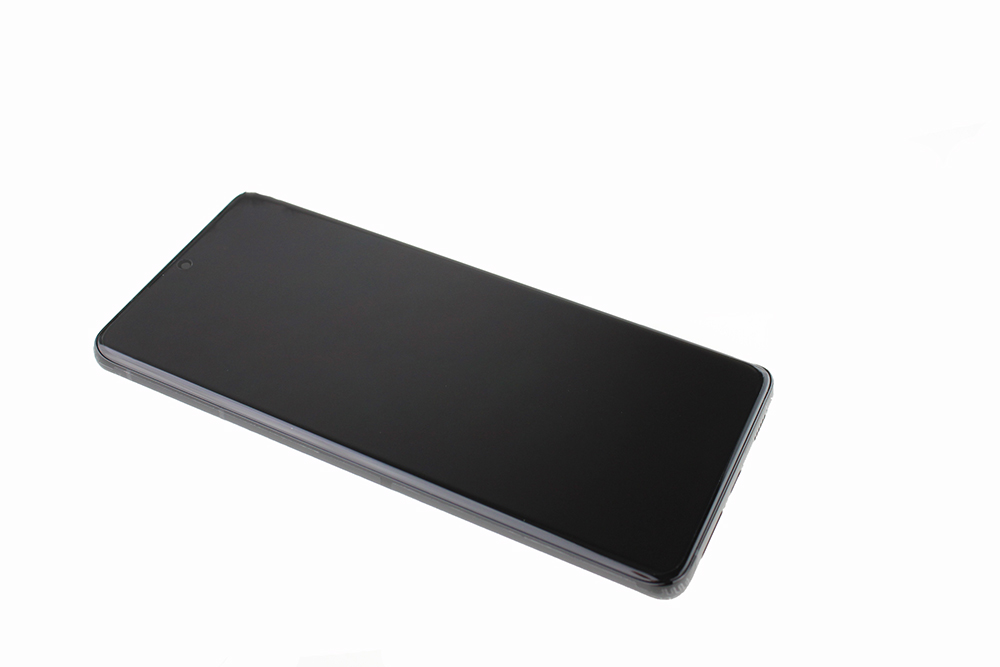 Originál LCD + Dotyková vrstva Samsung Galaxy S21 Ultra 5G SM-G998 černá bez kamery - demontovaný díl