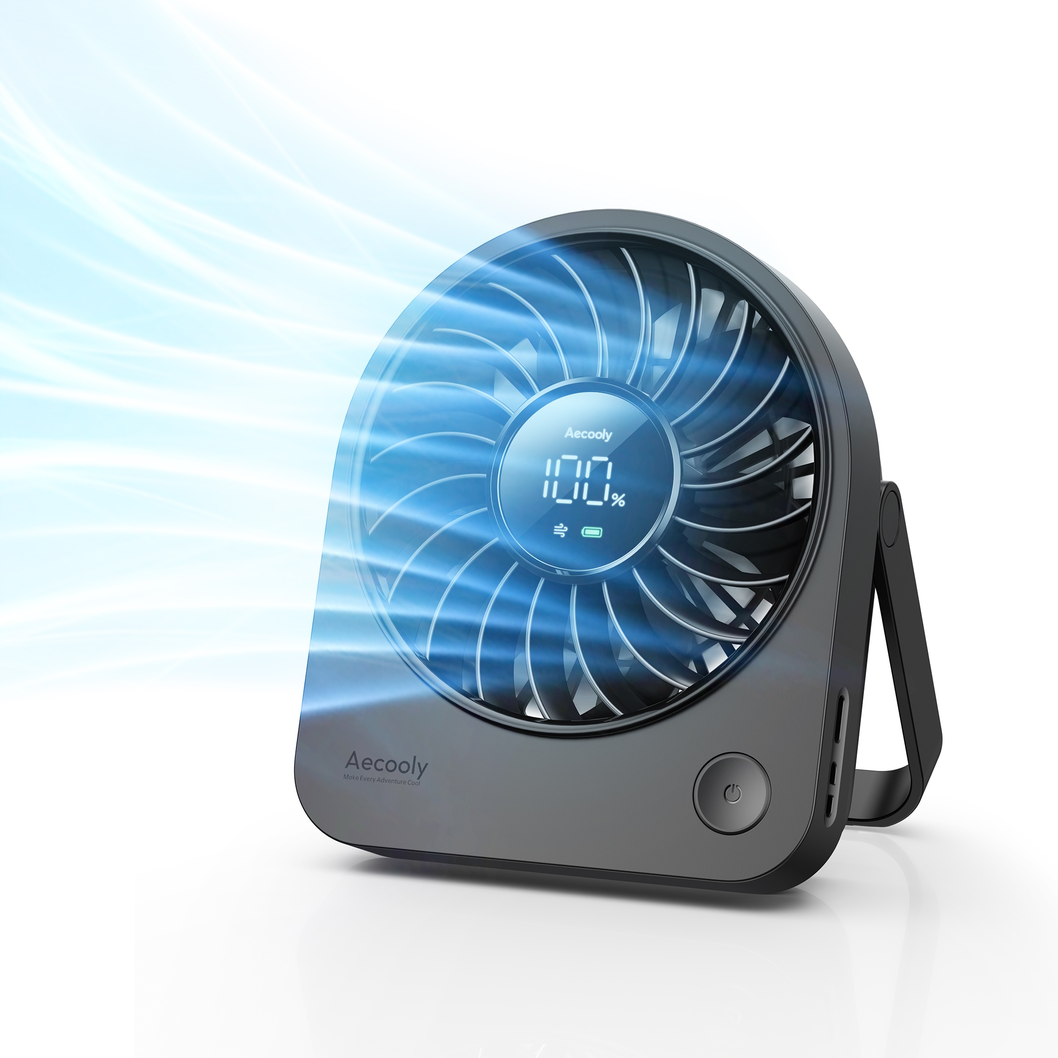Aecooly Chic 02 TE01 – Přenosný stolní ventilátor černý