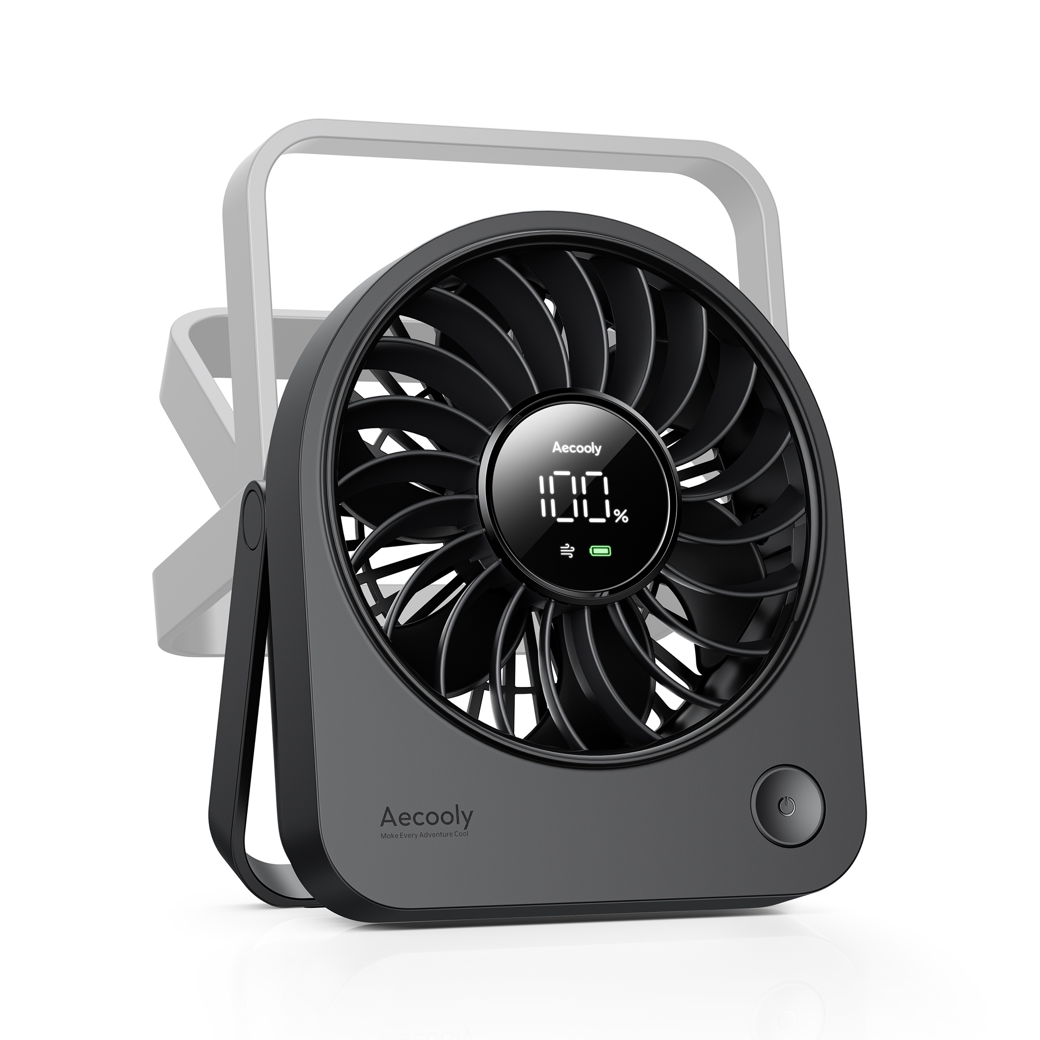 Aecooly Chic 02 TE01 – Přenosný stolní ventilátor černý