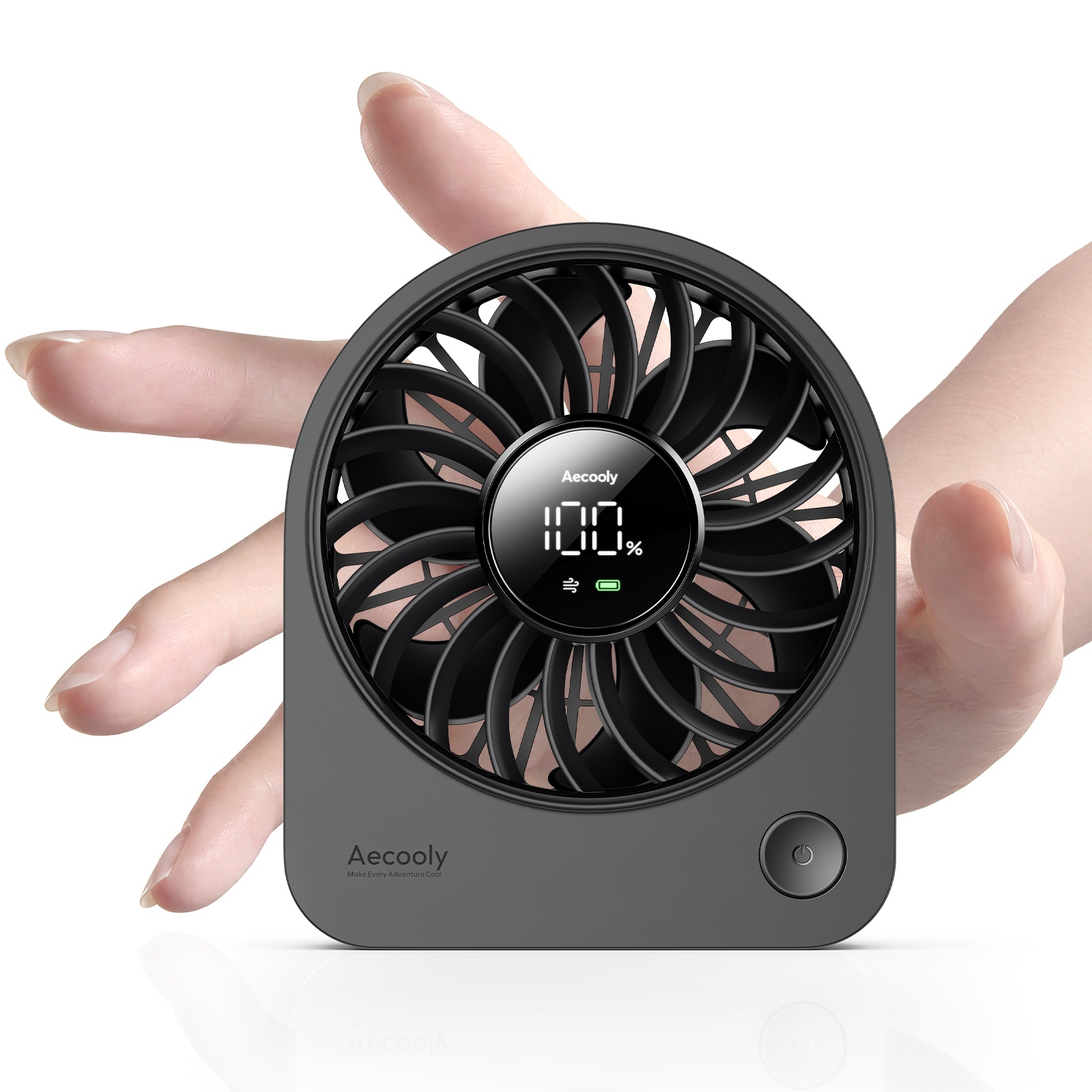 Aecooly Chic 02 TE01 – Přenosný stolní ventilátor černý