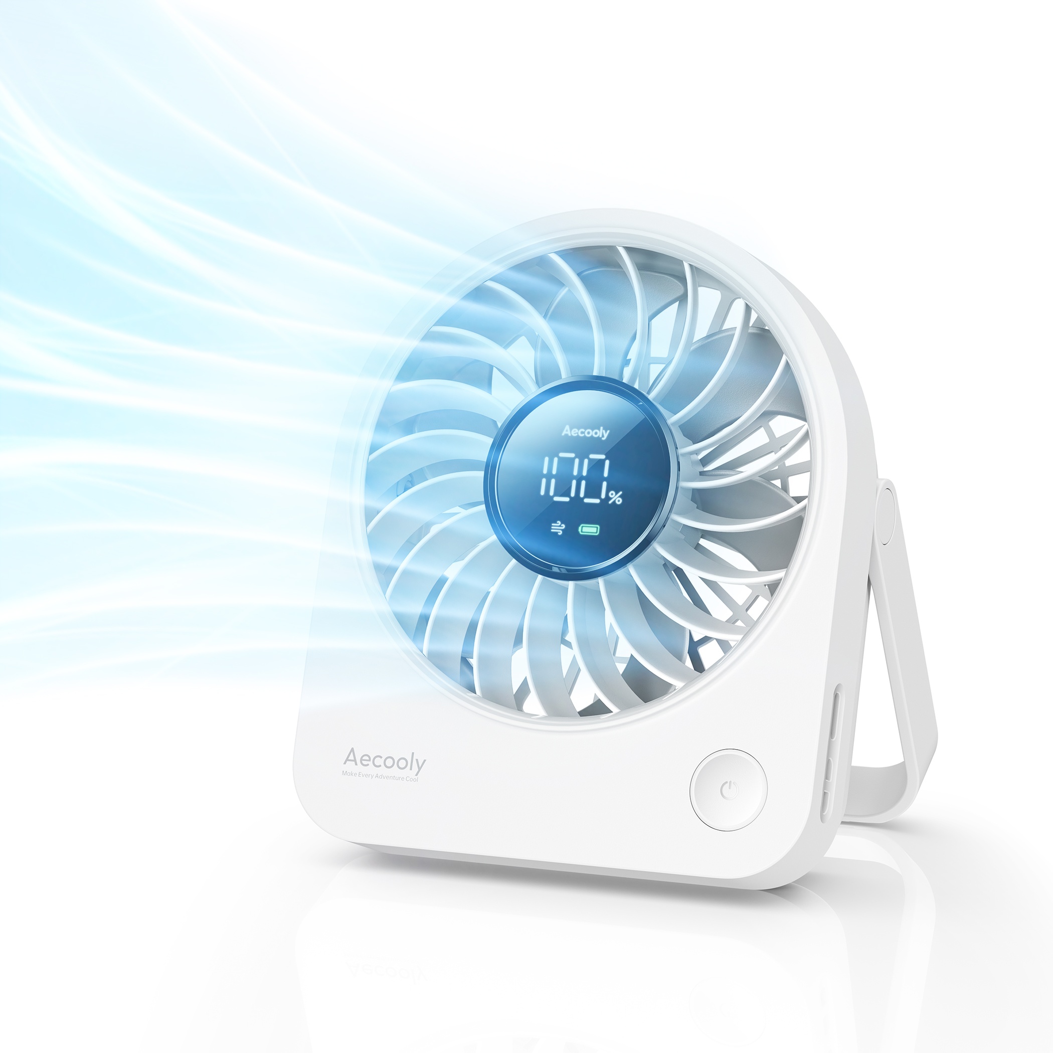 Aecooly Chic 02 TE01 – Přenosný stolní ventilátor bílý