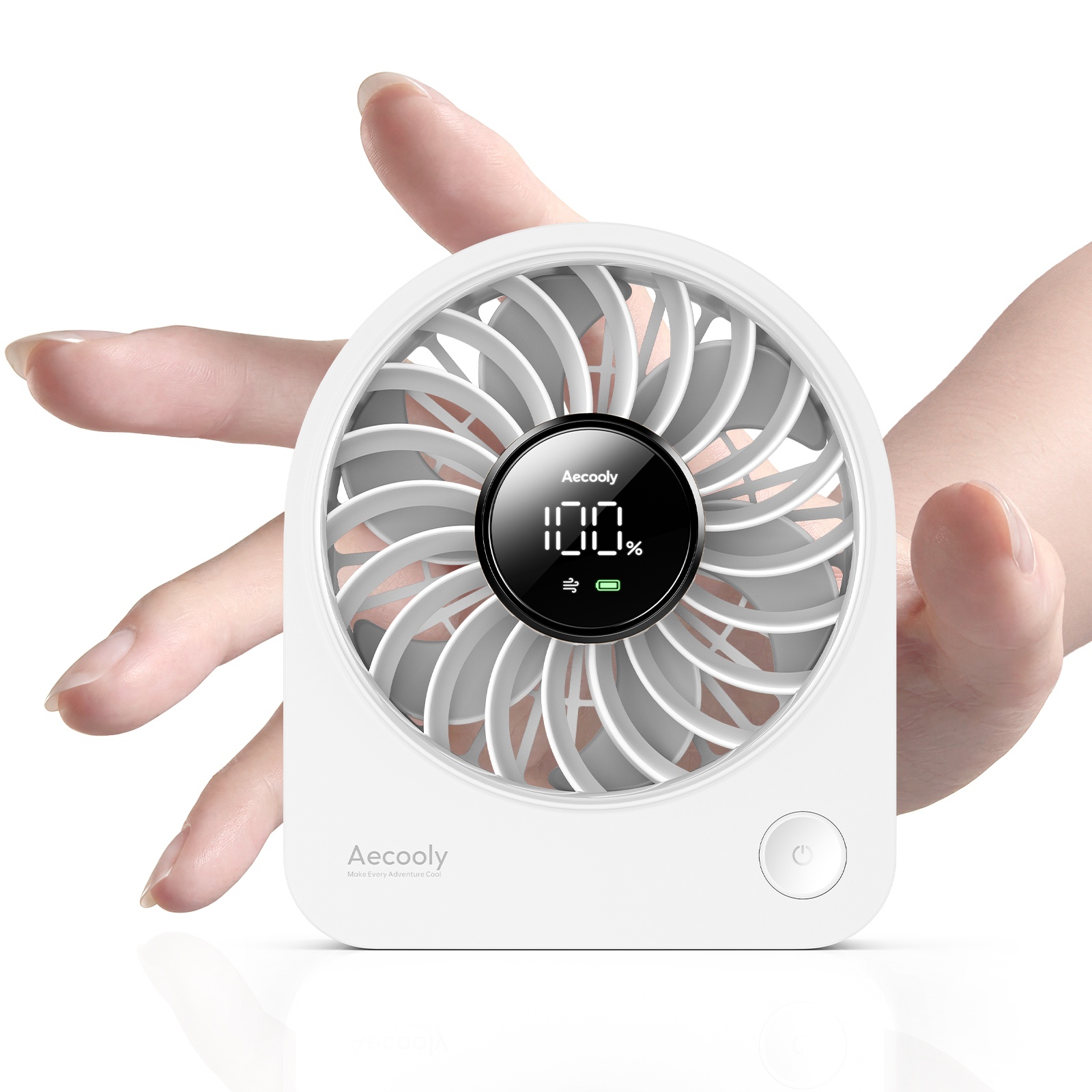 Aecooly Chic 02 TE01 – Přenosný stolní ventilátor bílý