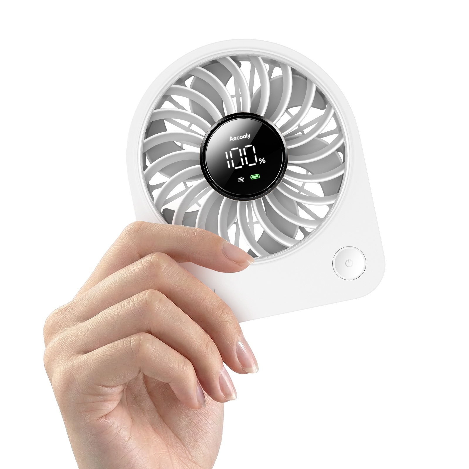 Aecooly Chic 02 TE01 – Přenosný stolní ventilátor bílý