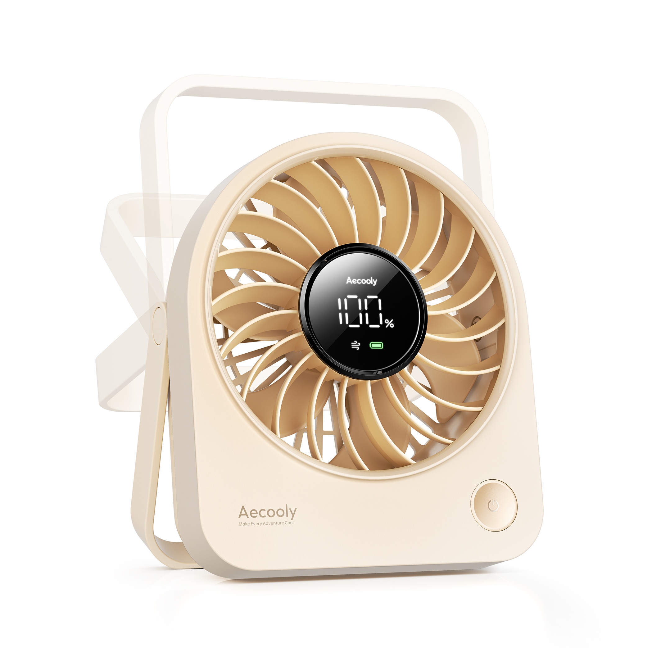 Aecooly Chic 02 TE01 – Přenosný stolní ventilátor béžový