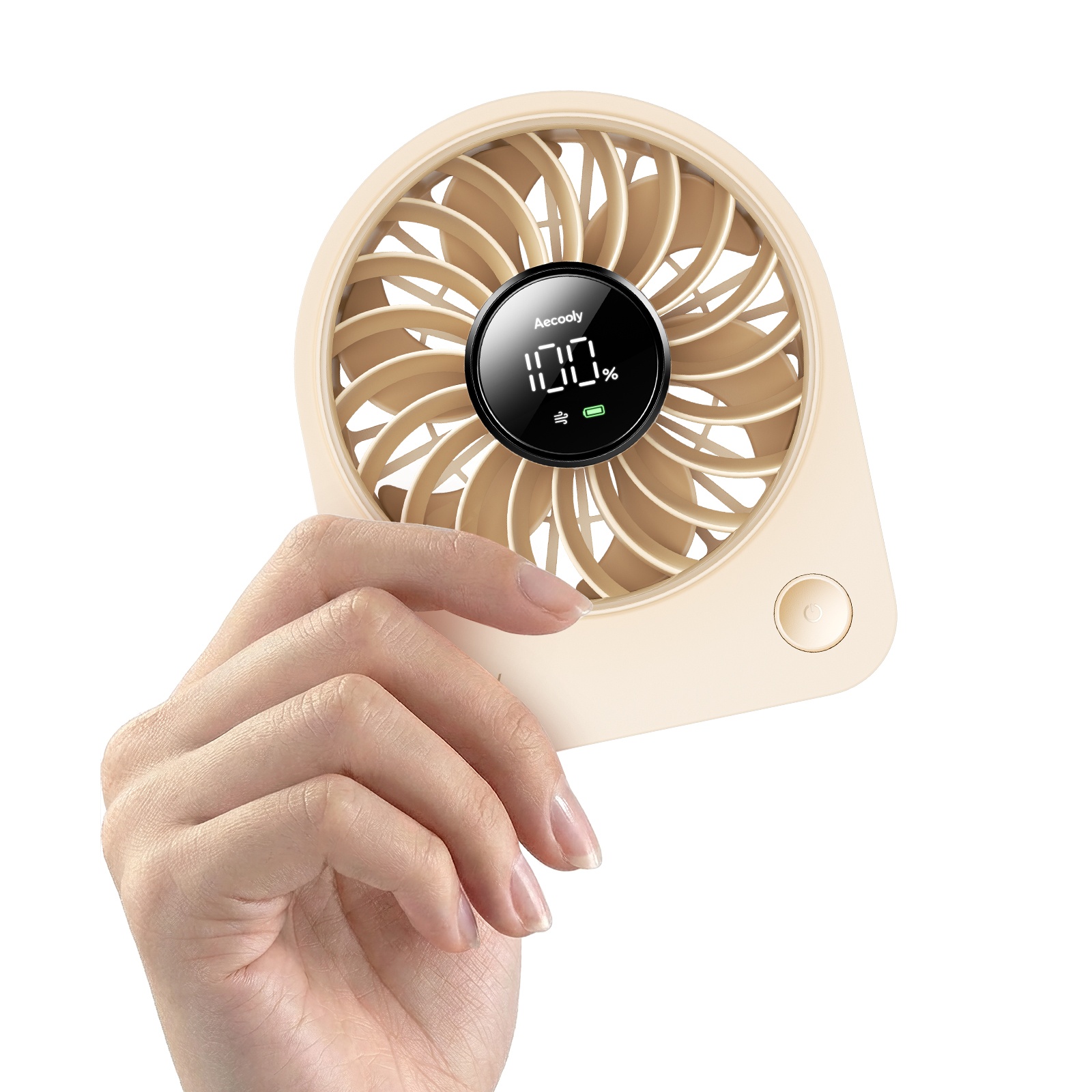 Aecooly Chic 02 TE01 – Přenosný stolní ventilátor béžový