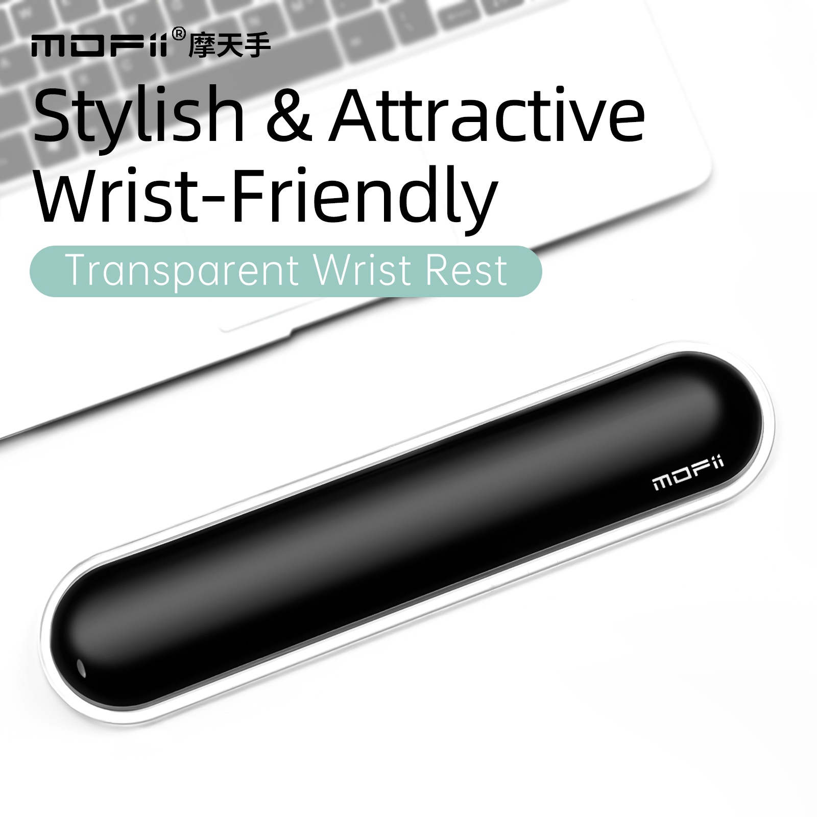 Mofii ergonomická opěrka zápěstí KWR-02 černá 358mm