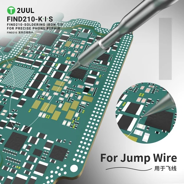 2UUL FD12 C210 – zkosený pájecí hrot pro pájecí stanice