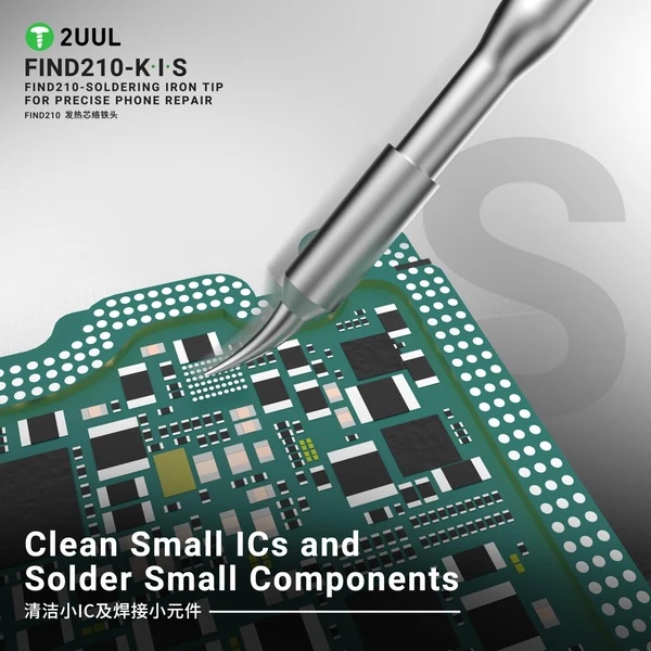 2UUL FD12 C210 – zkosený pájecí hrot pro pájecí stanice