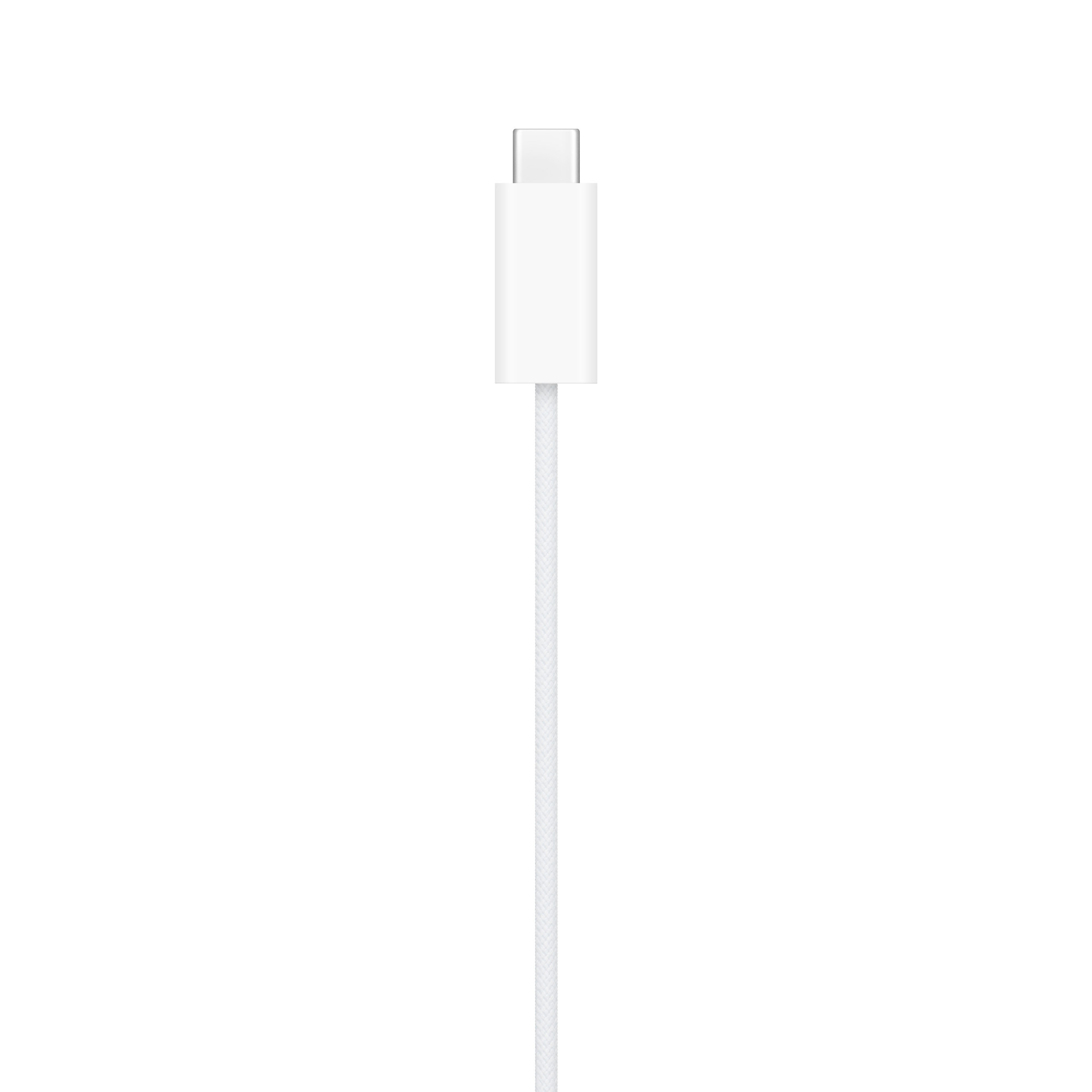 Originál Apple MT0H3ZM/A – magnetický nabíjecí kabel USB-C pro Apple Watch opletený 1 m bílý bulk