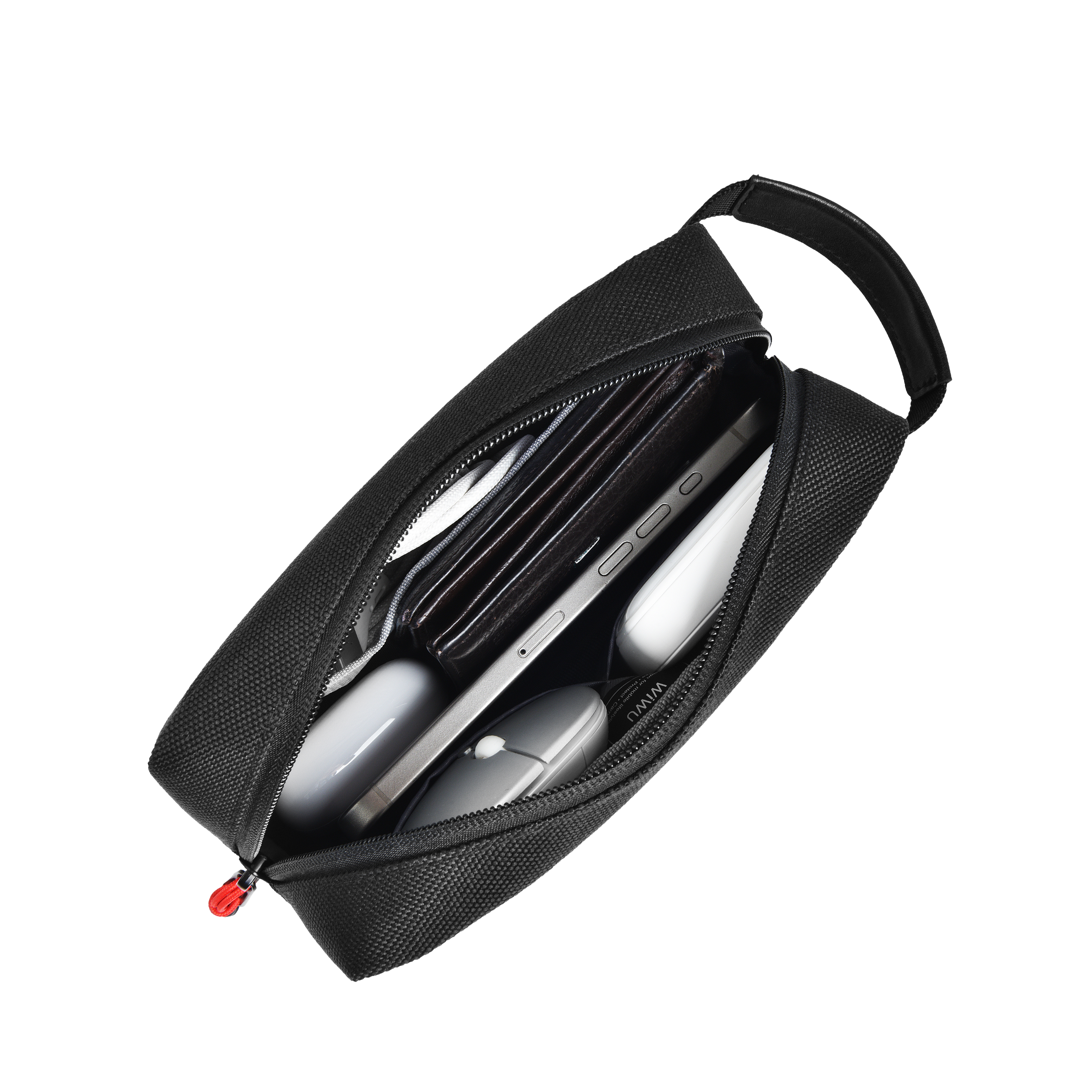 WiWU Essen Travel Pouch cestovní organizér na kabely a příslušenství černý