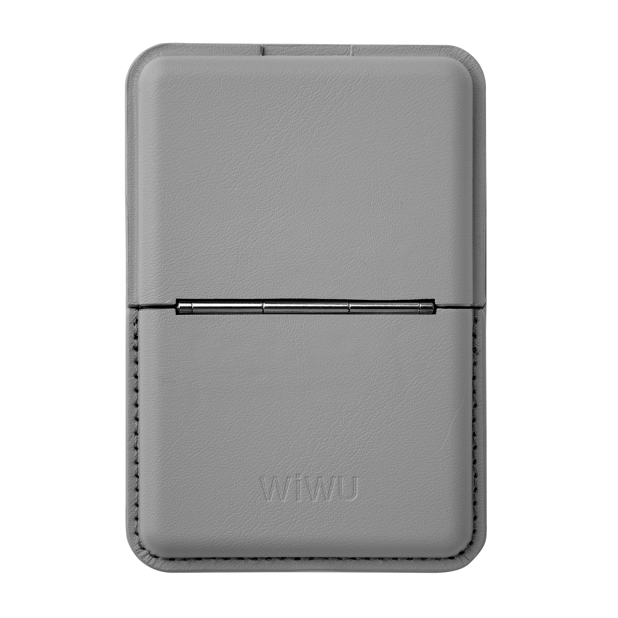 WiWU Mag Wallet MW-001 magnetická peněženka na karty se stojánkem šedá