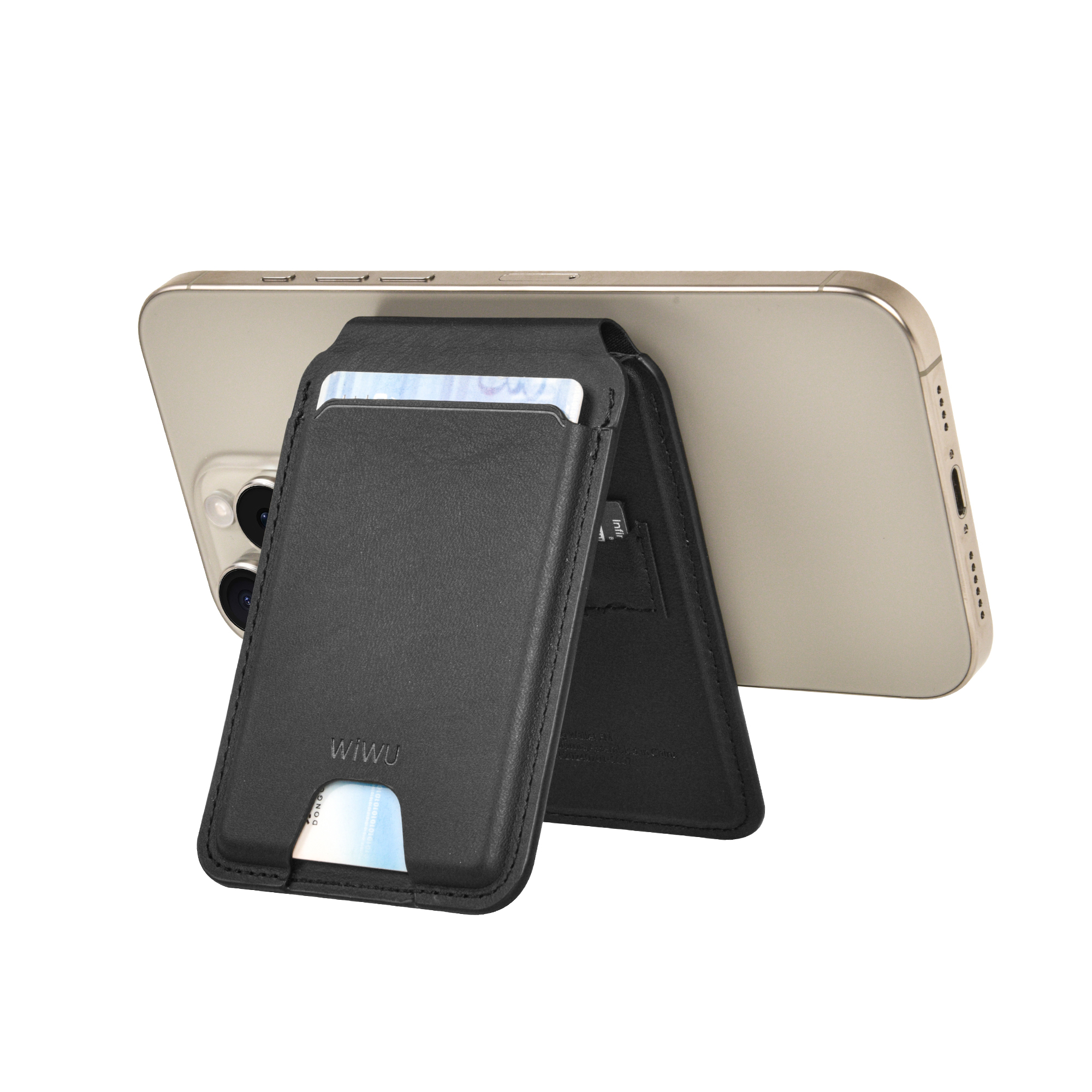 WiWU Mag Wallet FM MW-005 magnetická peněženka s Apple Find My černá