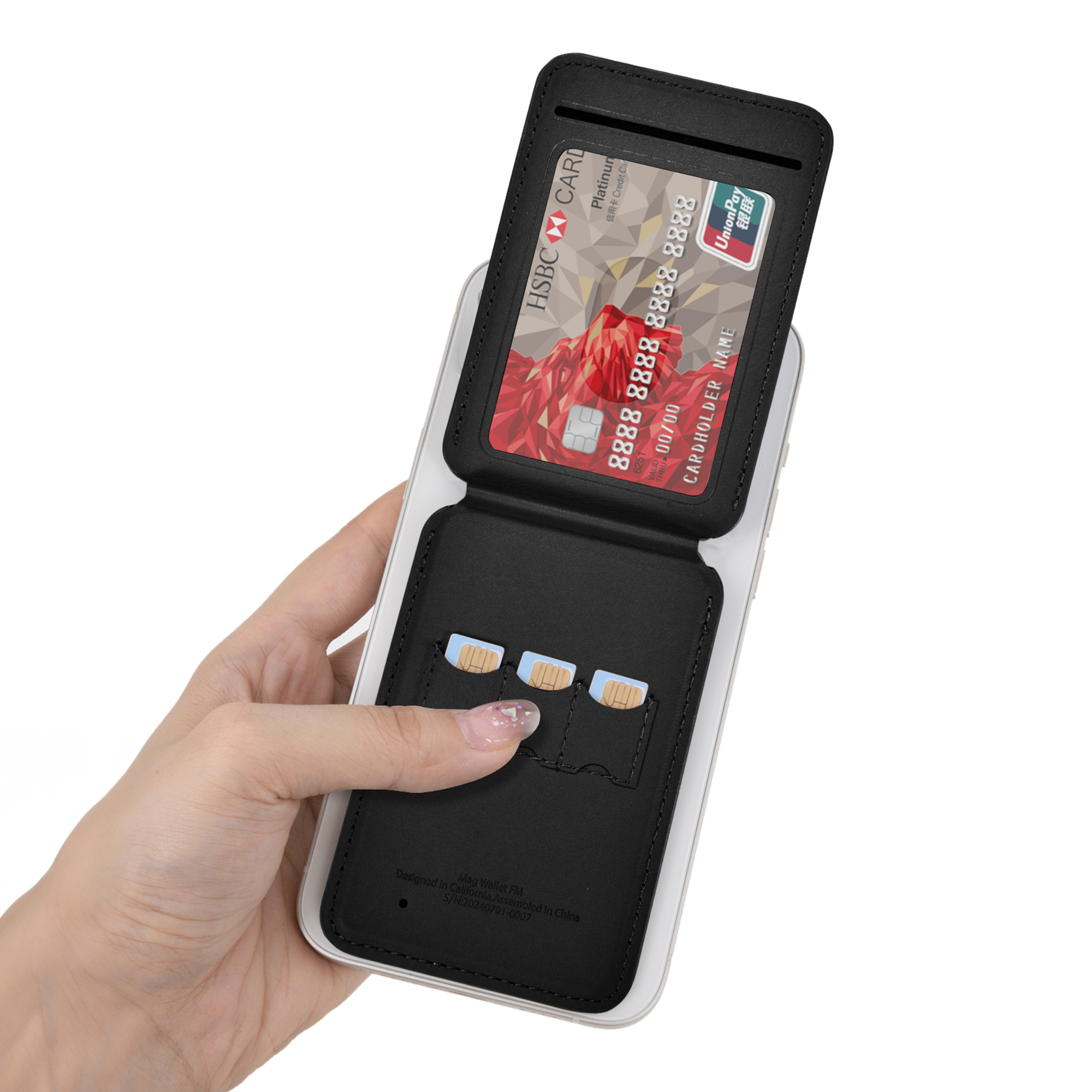 WiWU Mag Wallet FM MW-005 magnetická peněženka s Apple Find My černá