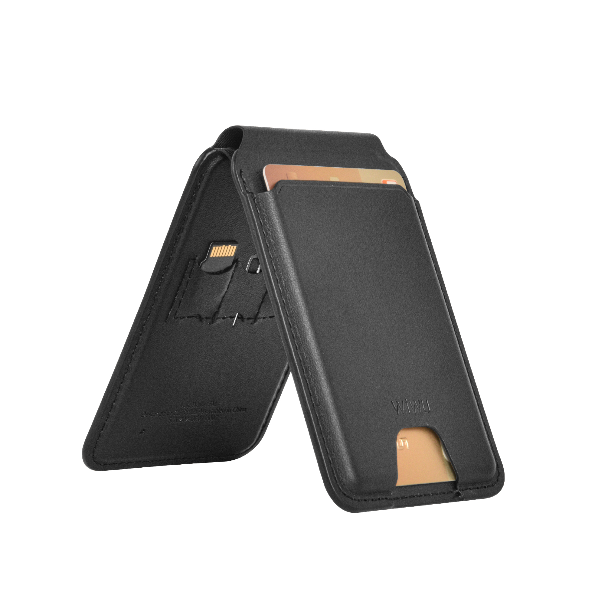 WiWU Mag Wallet FM MW-005 magnetická peněženka s Apple Find My černá
