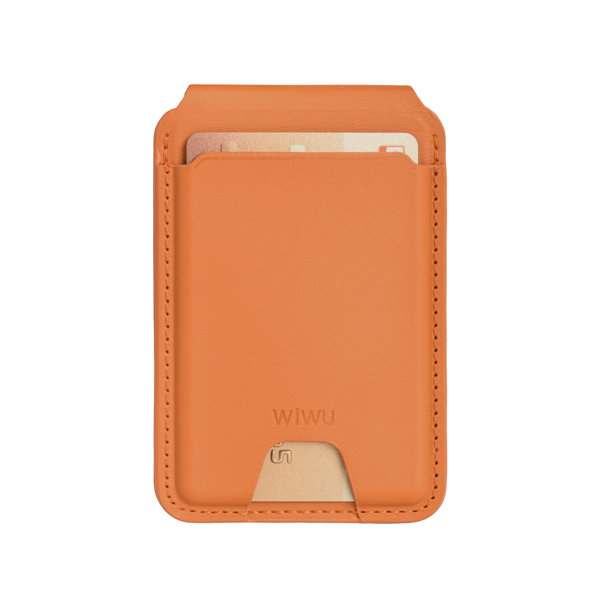 WiWU Mag Wallet FM MW-005 magnetická peněženka s Apple Find My hnědá