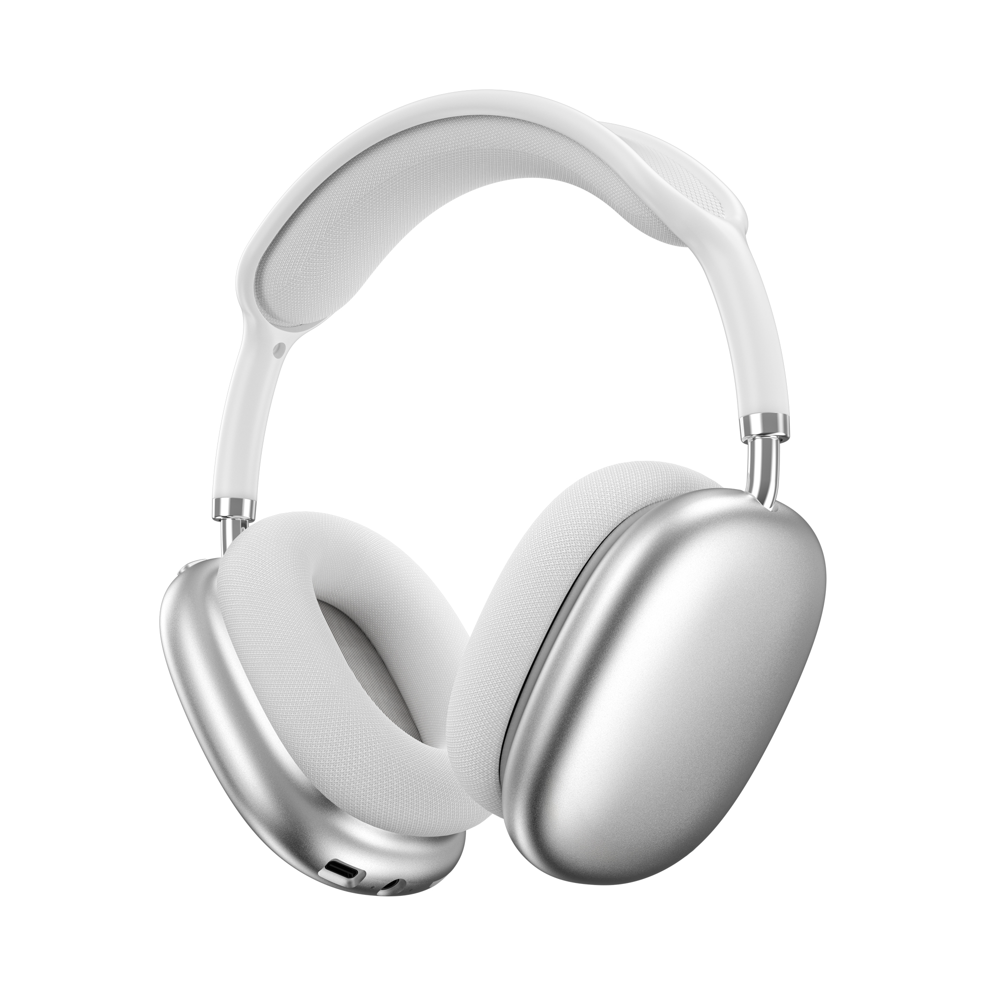 WiWU Airbuds MAX TD-13 bezdrátová náhlavní sluchátka stříbrná
