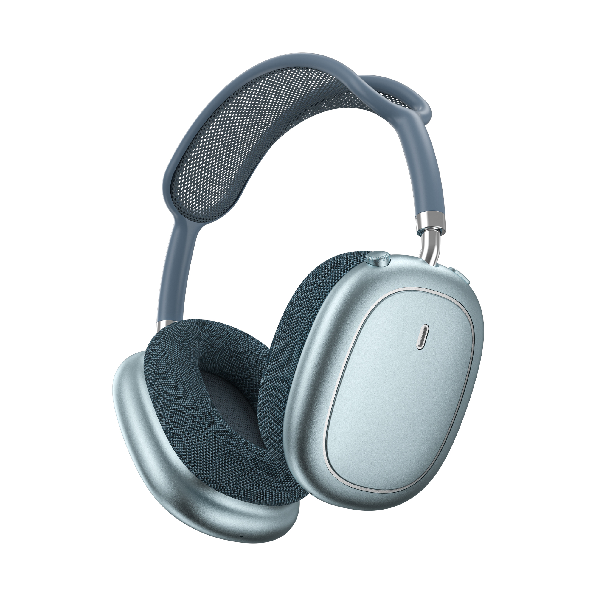 WiWU Airbuds MAX TD-18 ANC bezdrátová náhlavní sluchátka modrá