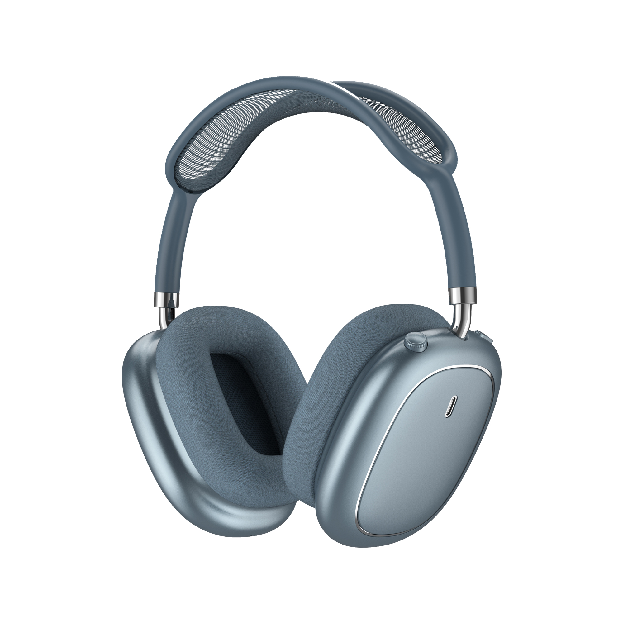 WiWU Airbuds MAX TD-18 ANC bezdrátová náhlavní sluchátka modrá