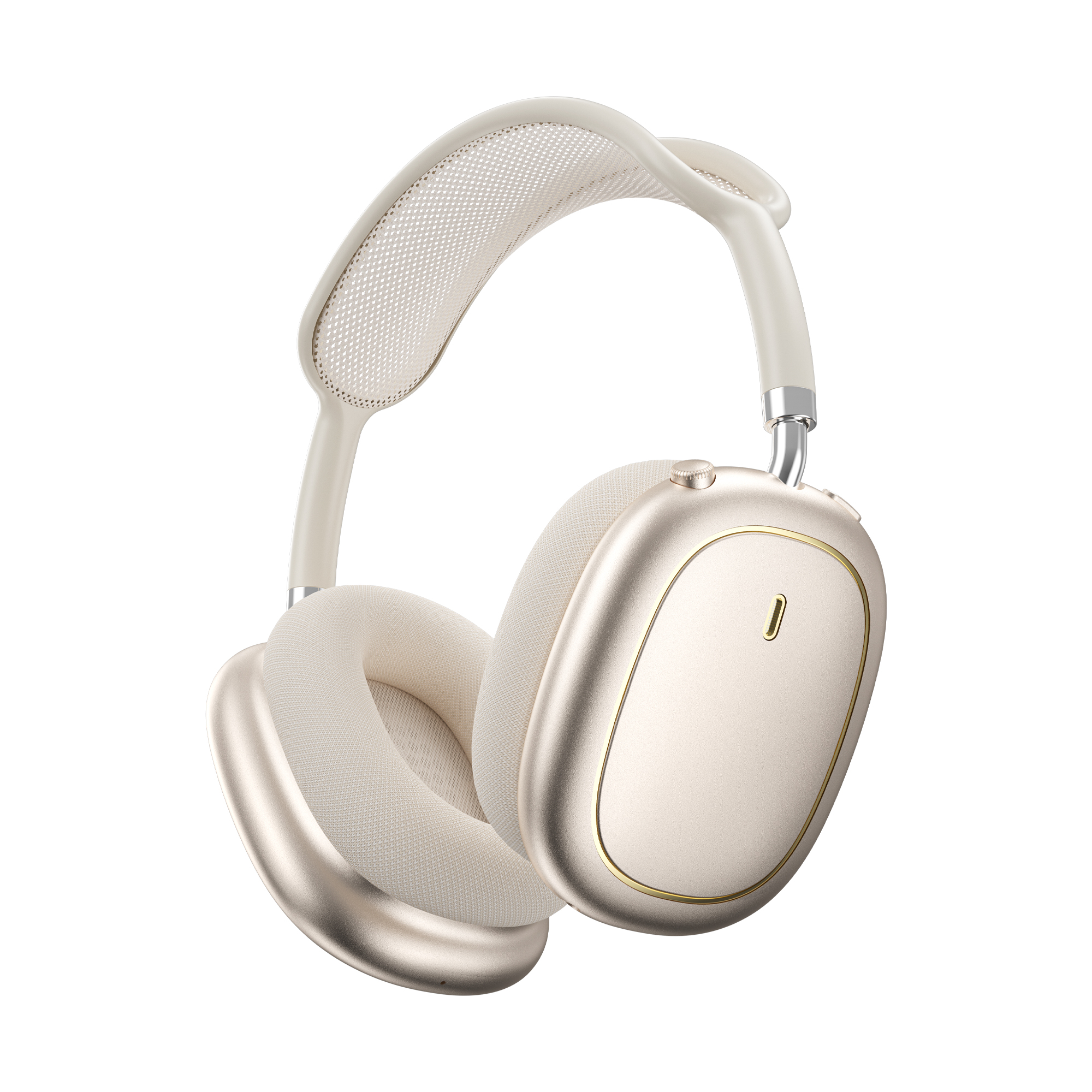 WiWU Airbuds MAX TD-18 ANC bezdrátová náhlavní sluchátka zlatá