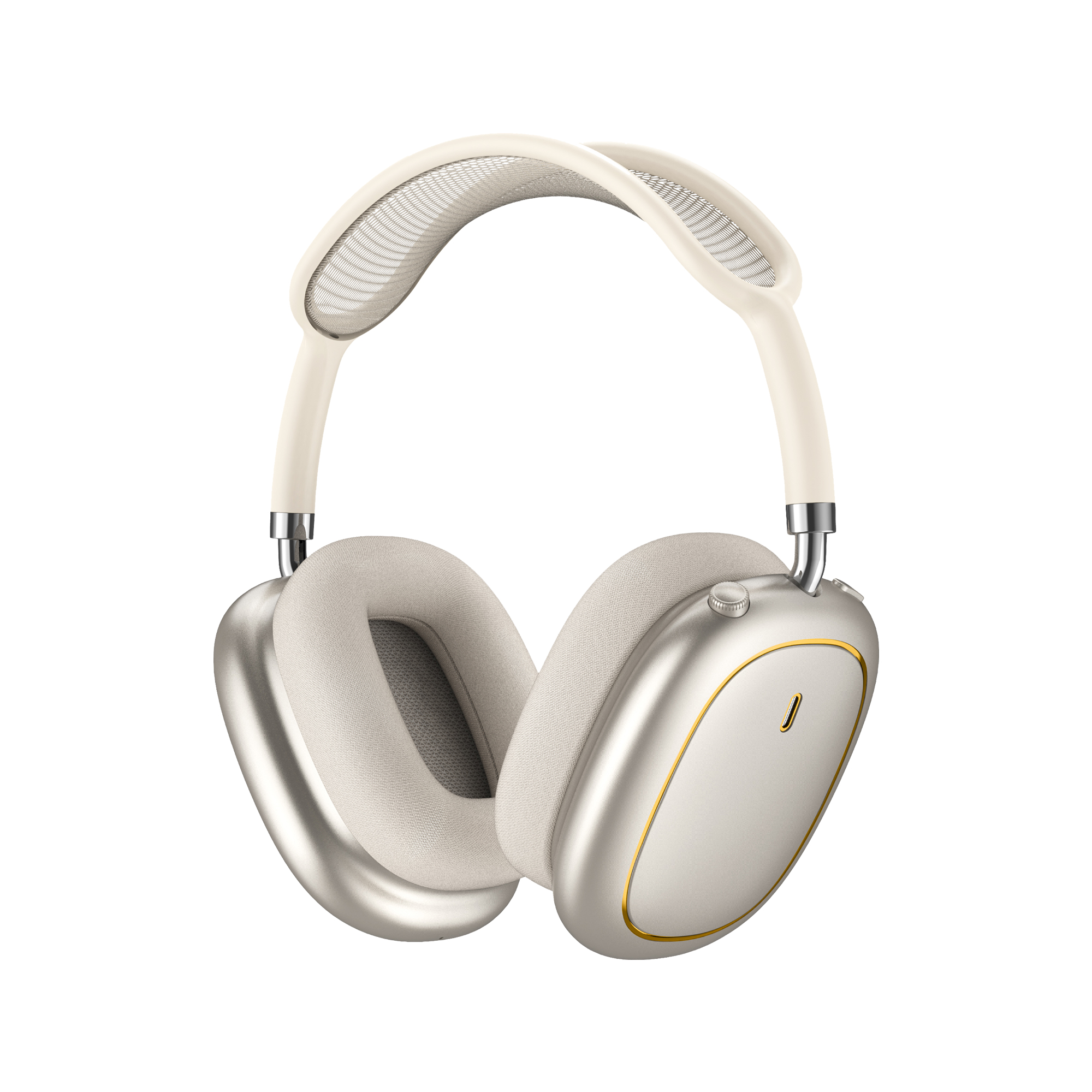 WiWU Airbuds MAX TD-18 ANC bezdrátová náhlavní sluchátka zlatá