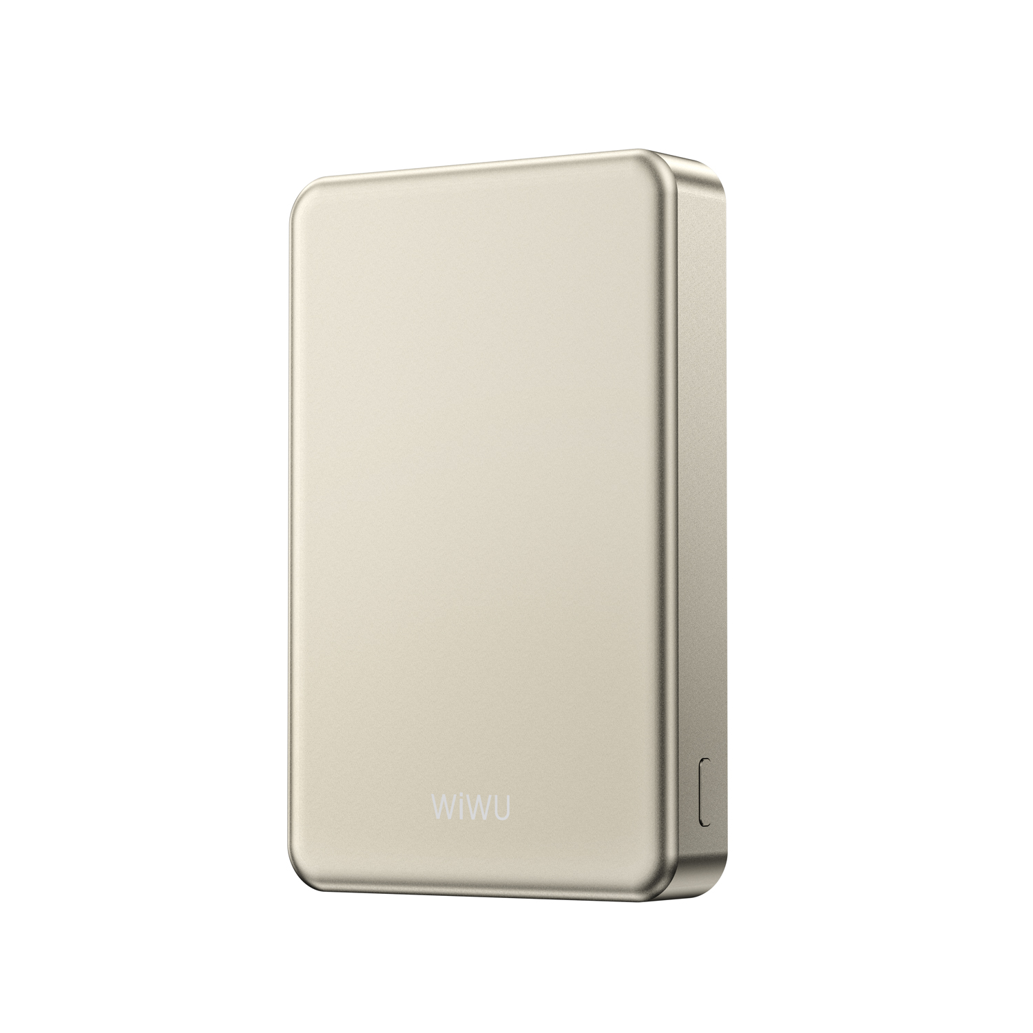 WiWU P15-1 Ultra Thin magnetická powerbanka 10000 mAh 20 W titanově šedá
