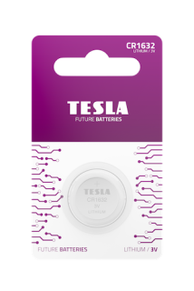 Speciální lithiové baterie Mercury Free Lithium Cell Tesla CR1632